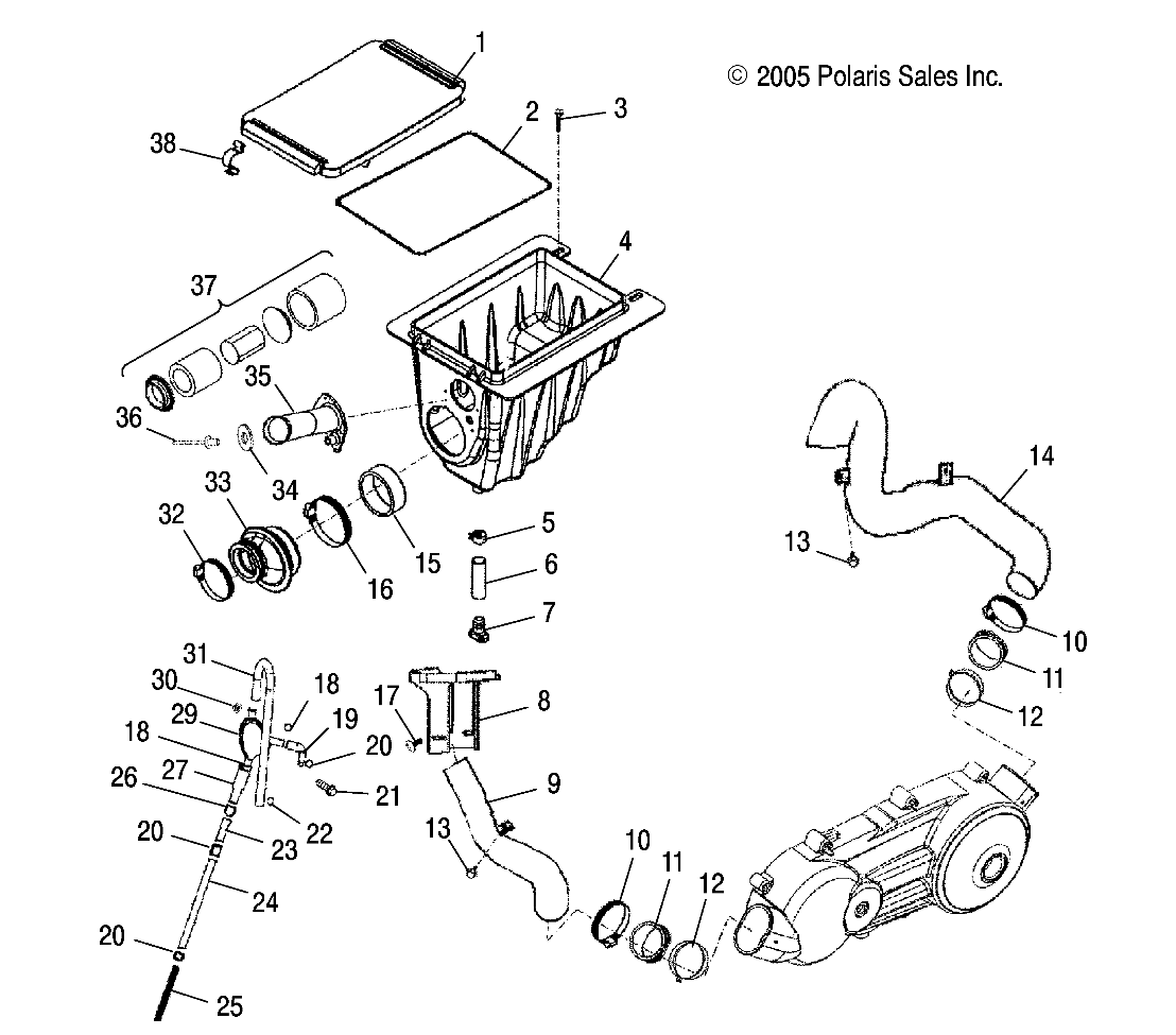 AIR CLEANER - A06PB20AA/AB/AC/LE (4999202449920244B01)