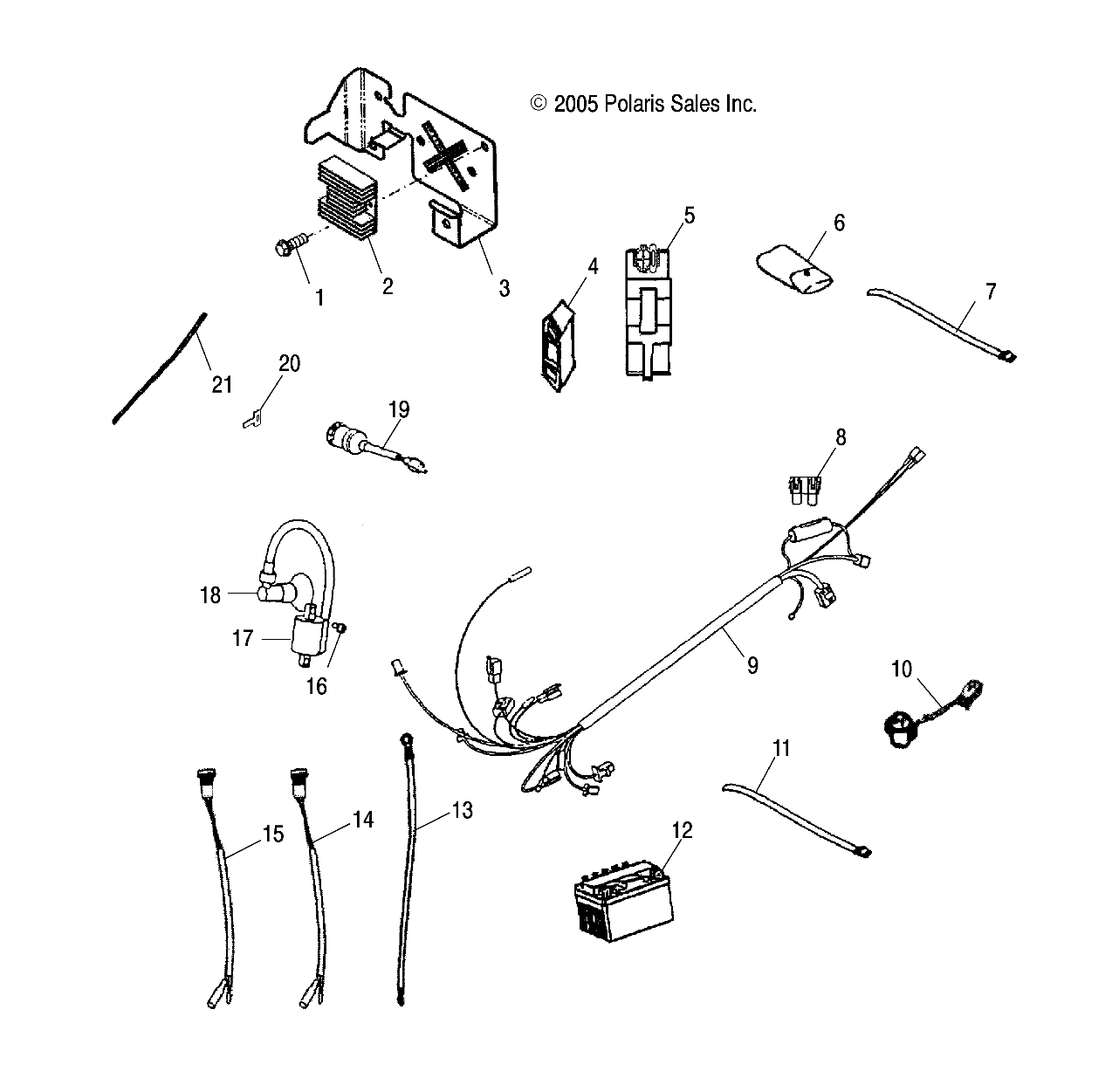 ELECTRICAL PARTS - A06SB20AA/AB (4999202799920279C04)