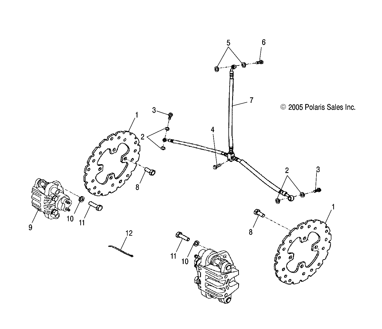 BRAKE, FRONT (EC)(ED) - A05PB20EC/ED (4999202509920250B14)