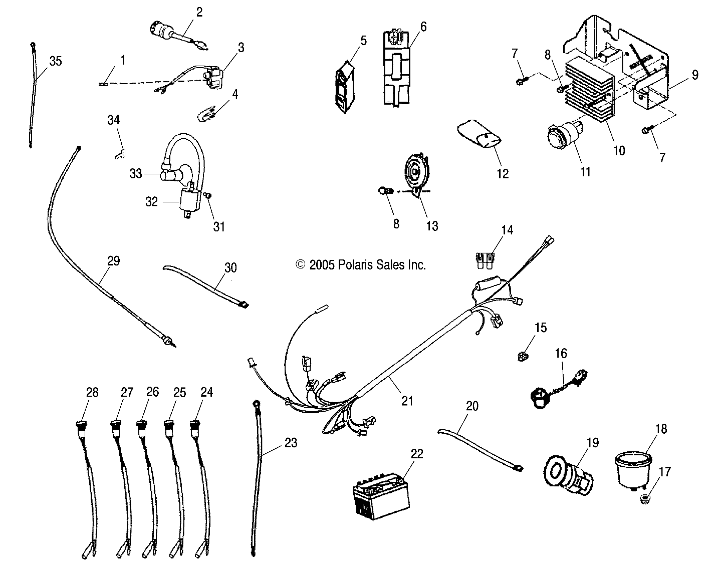 ELECTRICAL PARTS - A10PB20EB (4999202509920250C06)