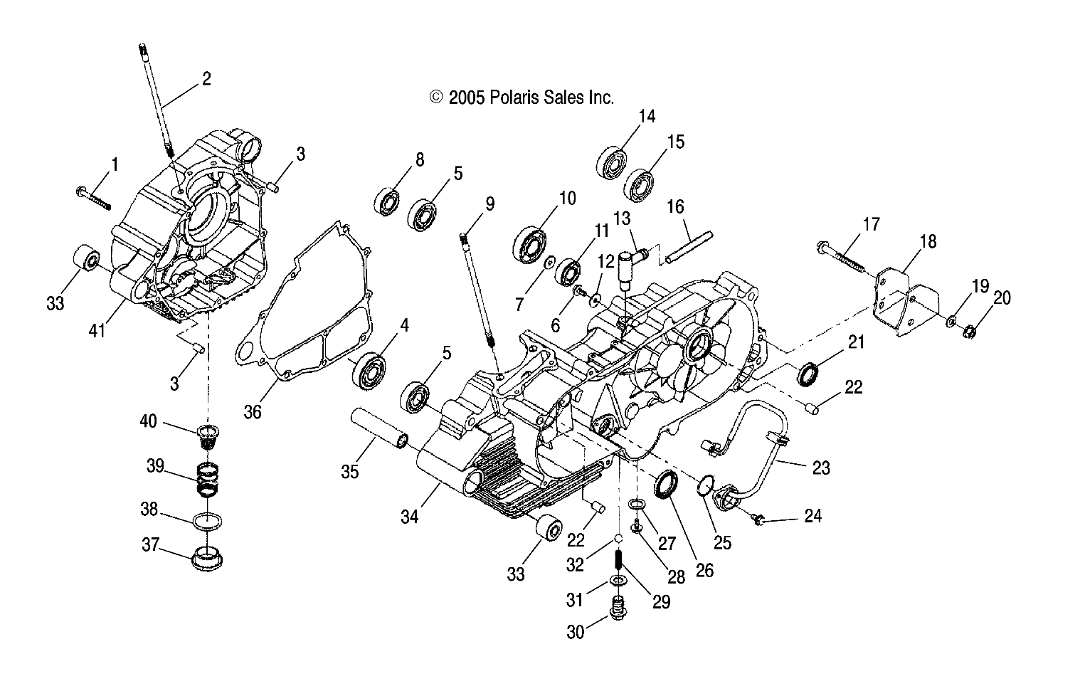 CRANKCASE - A06SB20AA/AB (4999202799920279A05)