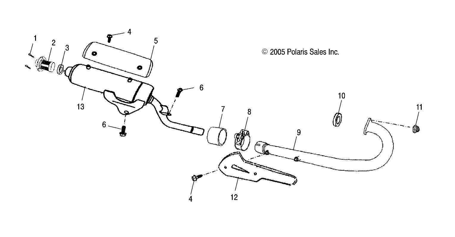 EXHAUST - A07SB20AA (4999202799920279B02)