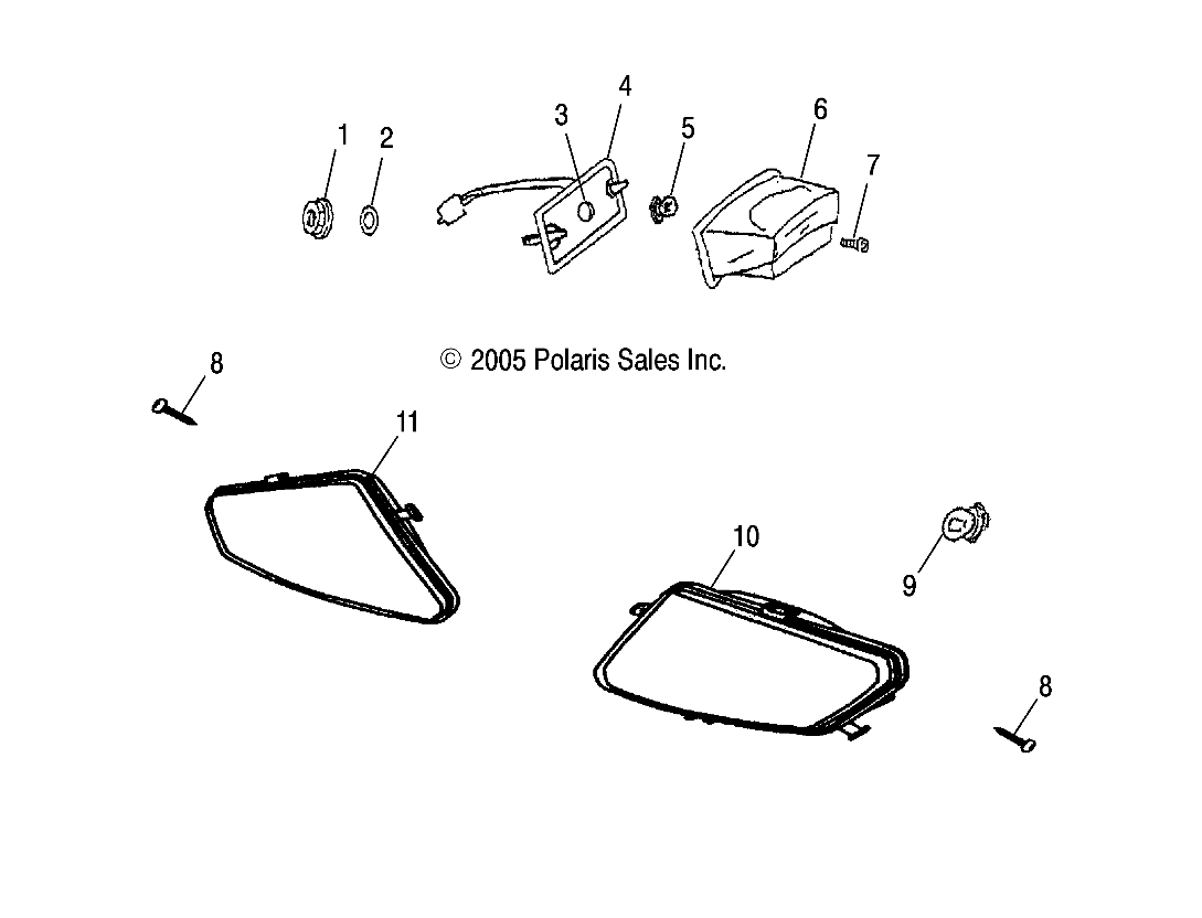 HEADLIGHT/TAILLIGHT - A06SB20AA/AB (4999202799920279C03)