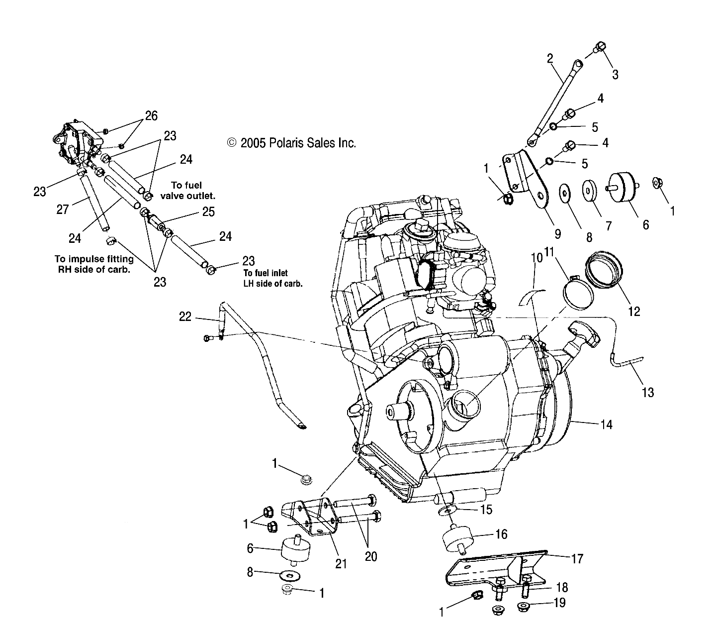 ENGINE MOUNTING - A06CA32AA/AB (4999202939920293A07)