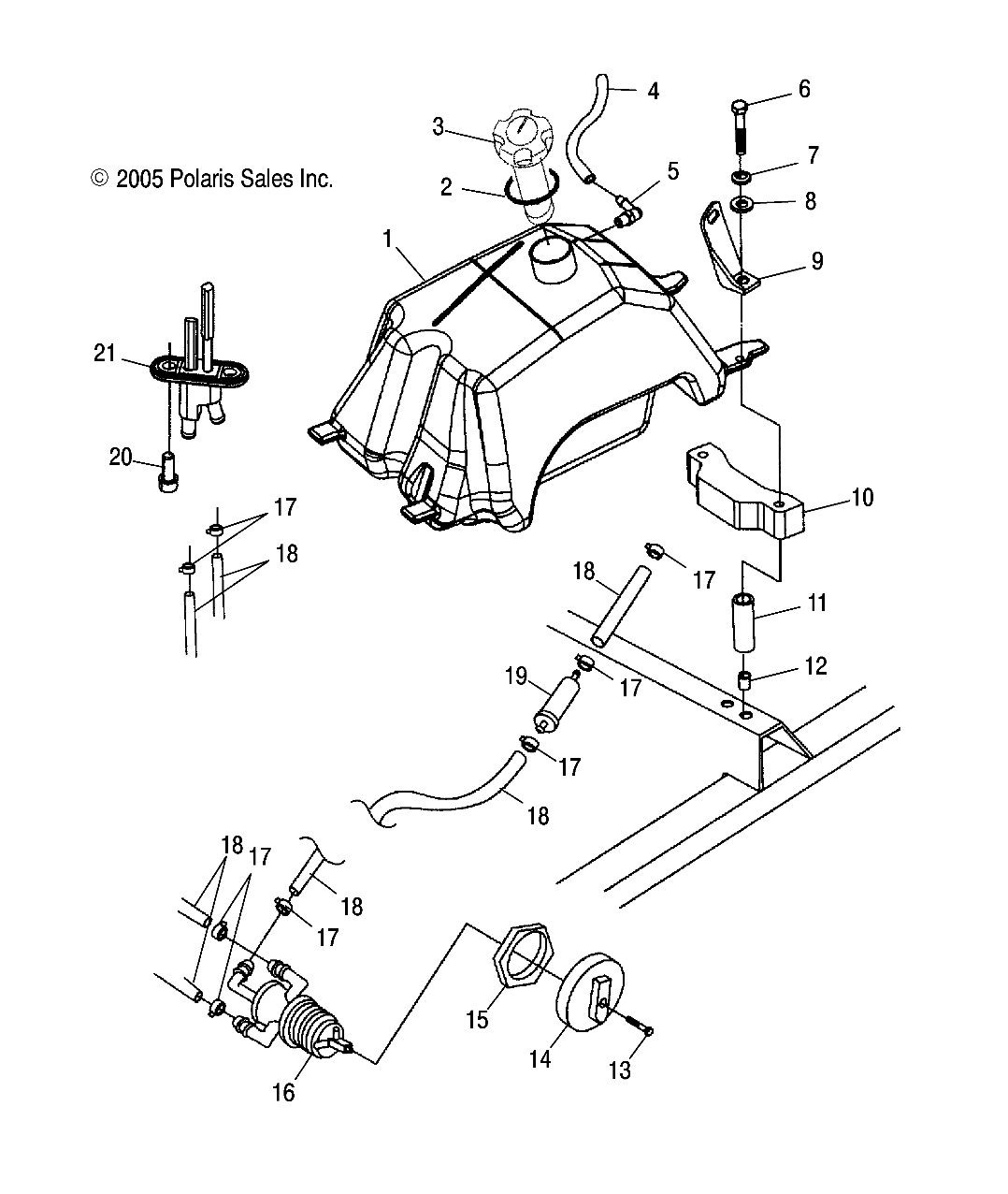 BODY, FUEL TANK ASM. - A09CA32AA (4999202939920293A11)