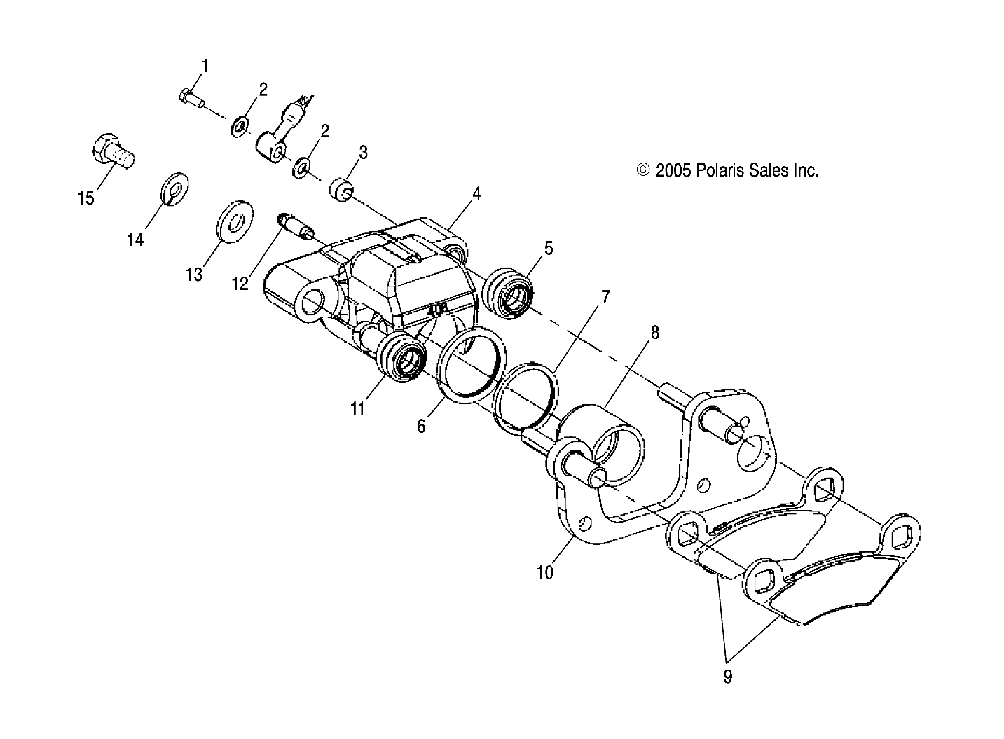 BRAKES, FRONT CALIPER - A12NA32FA (4999202939920293A14)