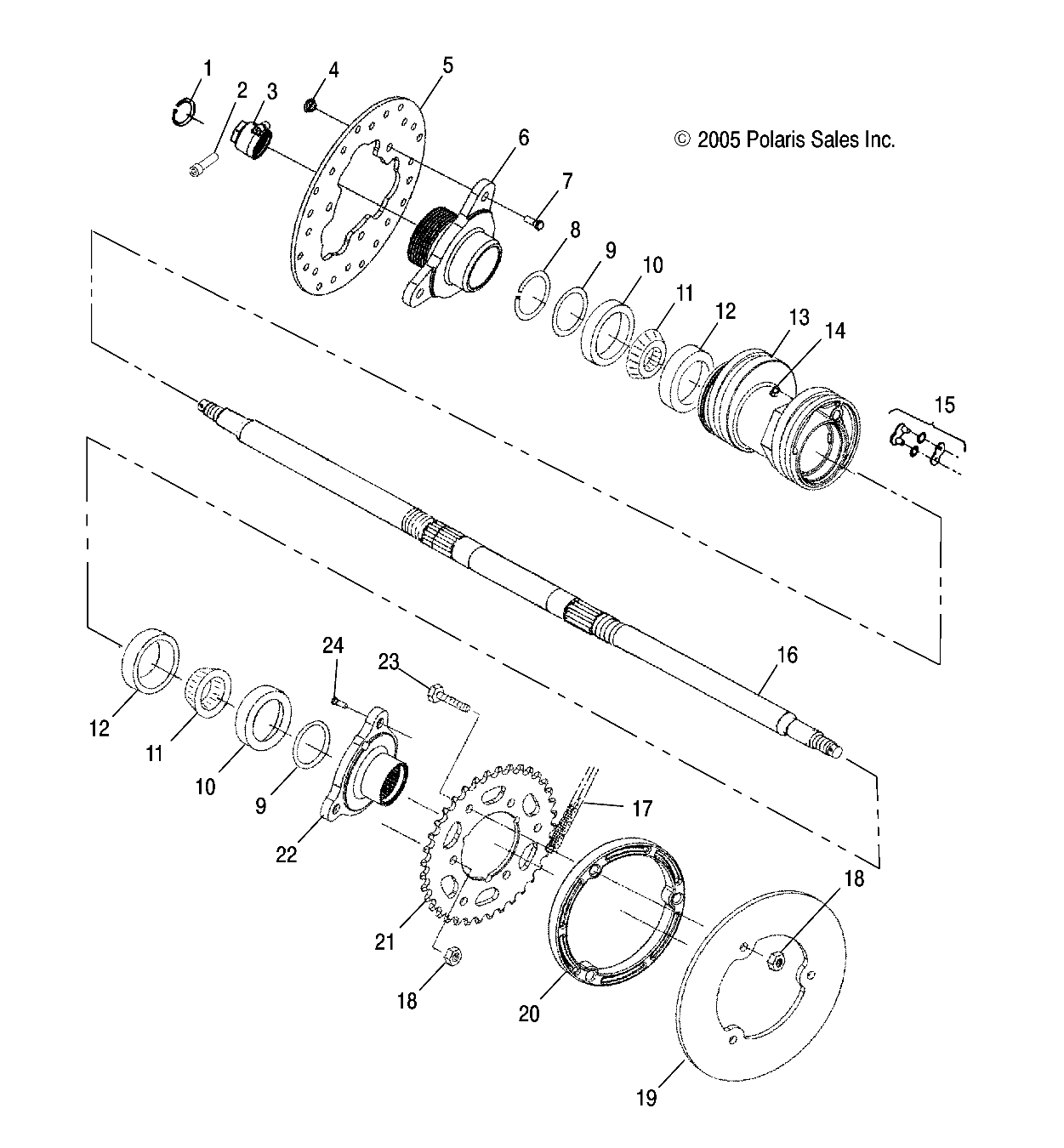 DRIVE TRAIN, REAR AXLE and HOUSING - A08CA32AA (4999202939920293B08)