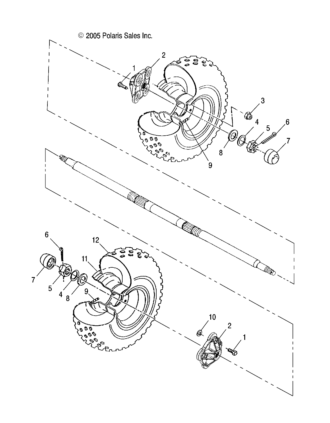 WHEELS, REAR - A09CA32AA (4999202939920293B09)