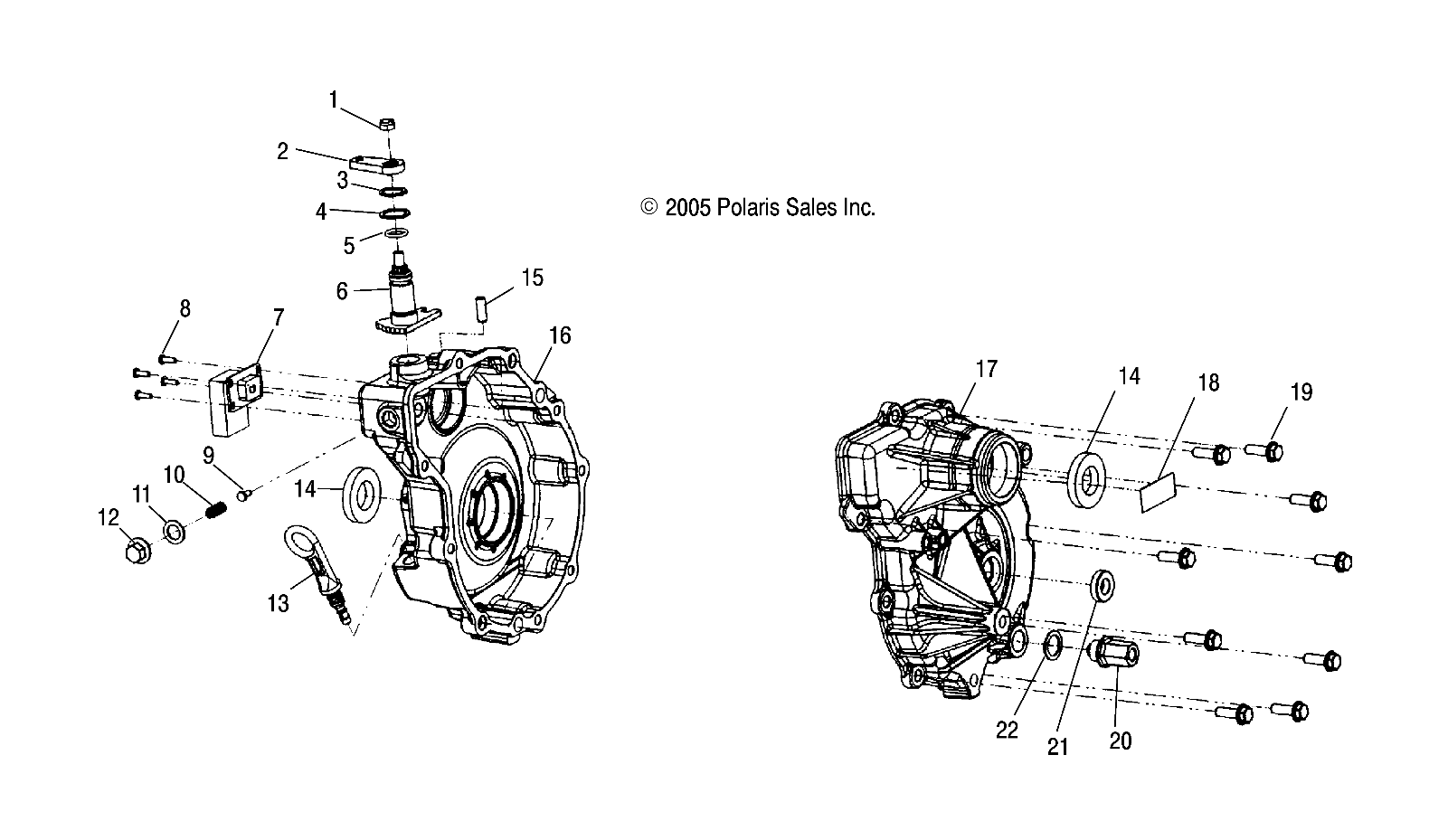 DRIVE TRAIN, MAIN GEARCASE - A08BA32AA (4999202939920293C02)