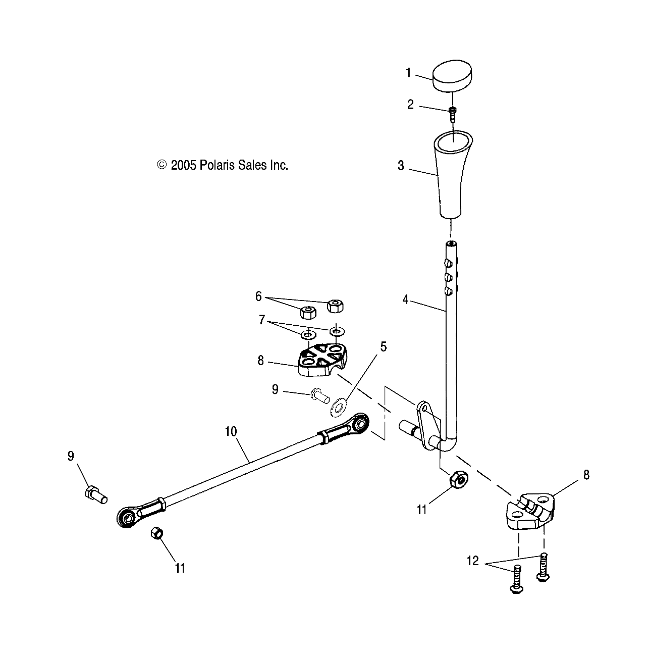 GEAR SELECTOR - A05CA32AA/AB/AC/FA (4999202939920293C04)