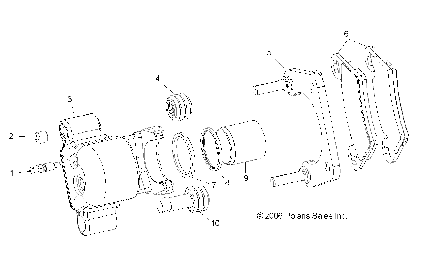 BRAKES, REAR CALIPER - R08RB50AA (4999203249920324C04)