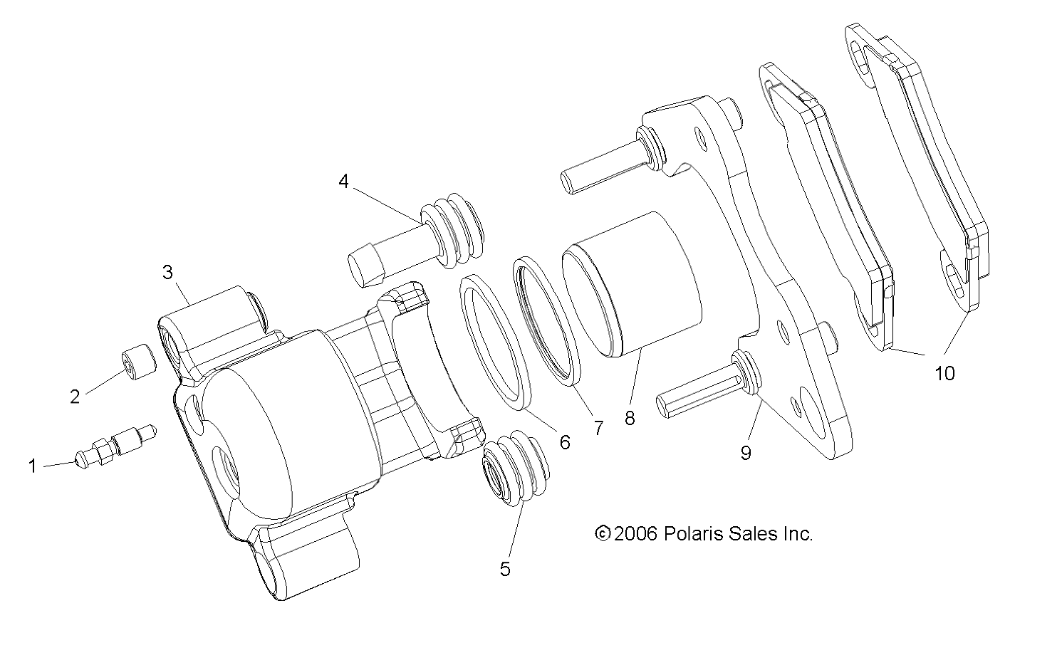 BRAKE CALIPER, FRONT - R06RB63AA (4999203249920324C05)