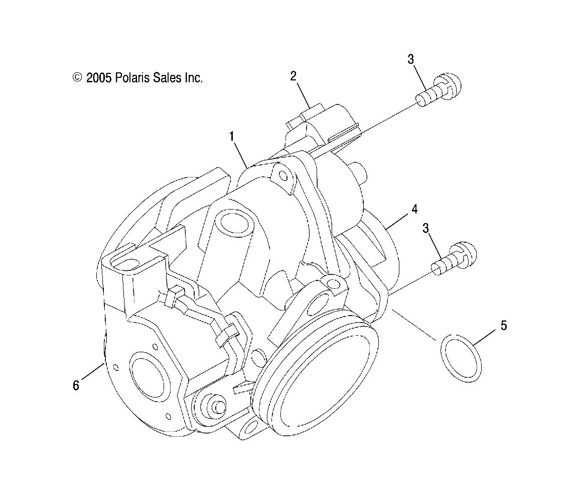 THROTTLE BODY - R06RD50AB/AC (4999203249920324D12)