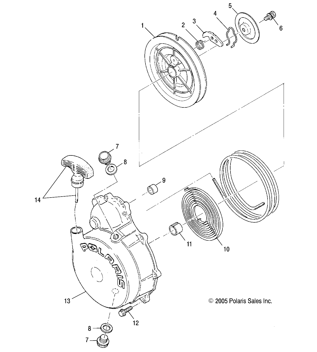 RECOIL STARTER - R06RD50AB/AC (4999203249920324E04)