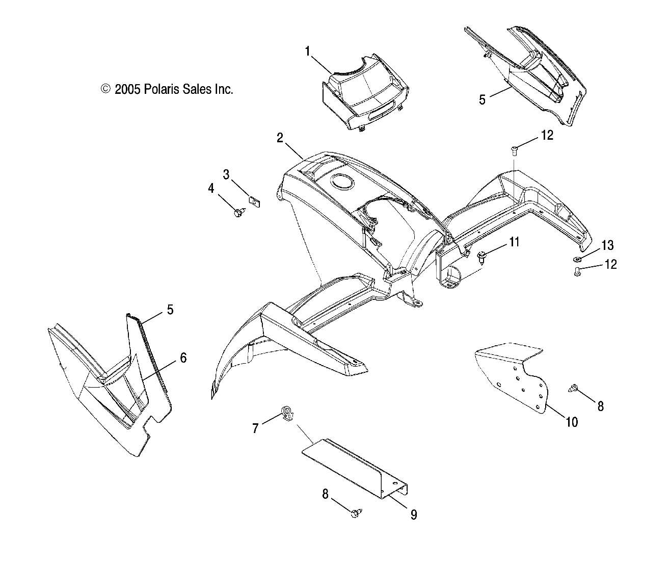 CAB, FRONT - A06MN50AU/AW (4999204069920406A12)