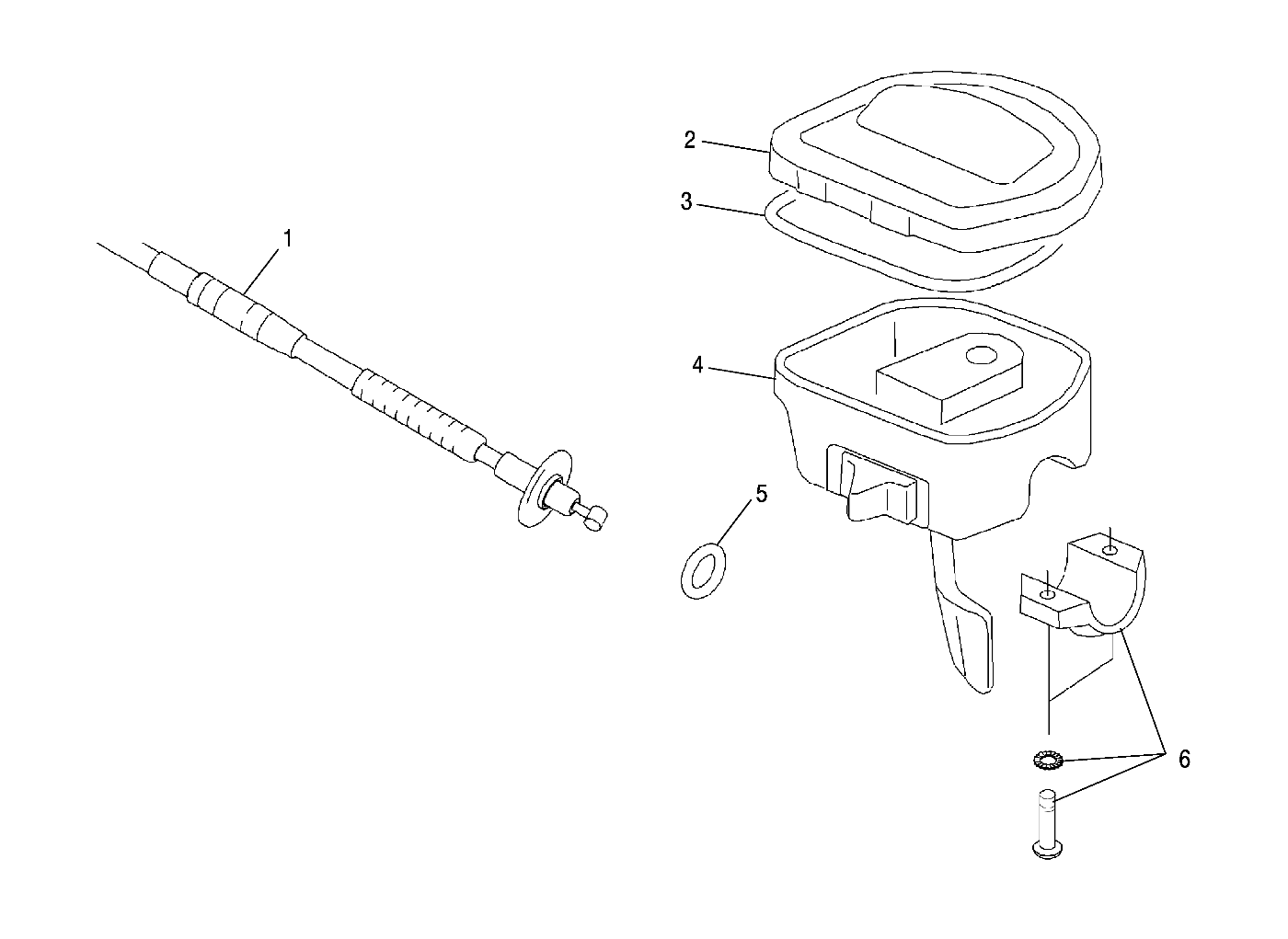 CONTROLS, THROTTLE ASM./CABLE - A07TH50EA (4999204069920406B13)