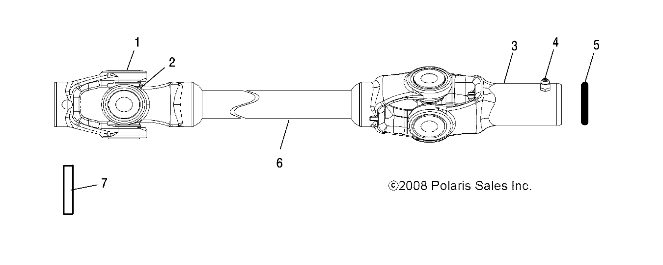 DRIVE TRAIN, PROP SHAFT - A09TN50EA (4999204069920406C02)