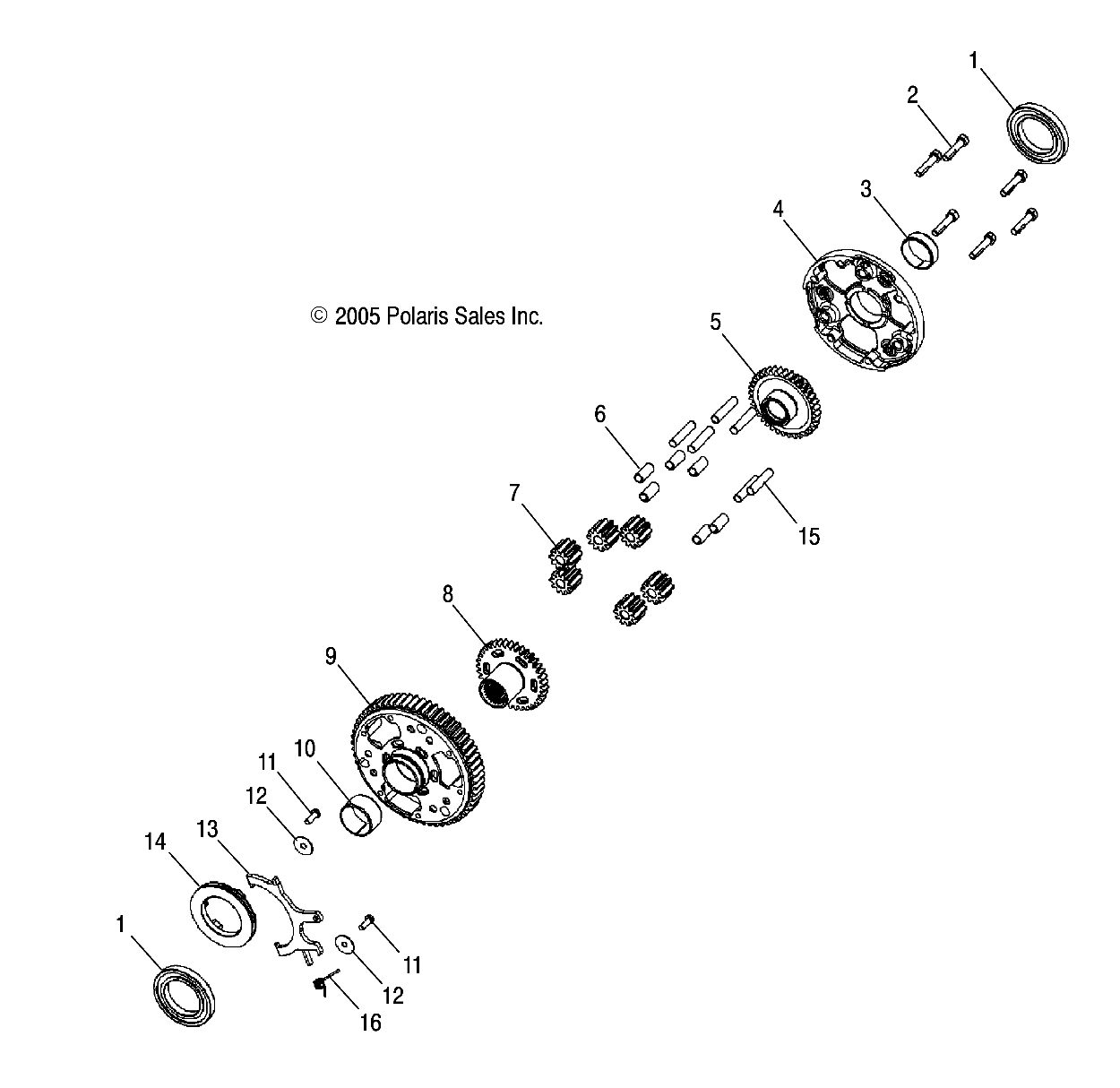 TRANSMISSION, DIFFERENTIAL - A07TH50AL/AQ/AU/AZ/TN50AF/AS/AU (4999204069920406D07)