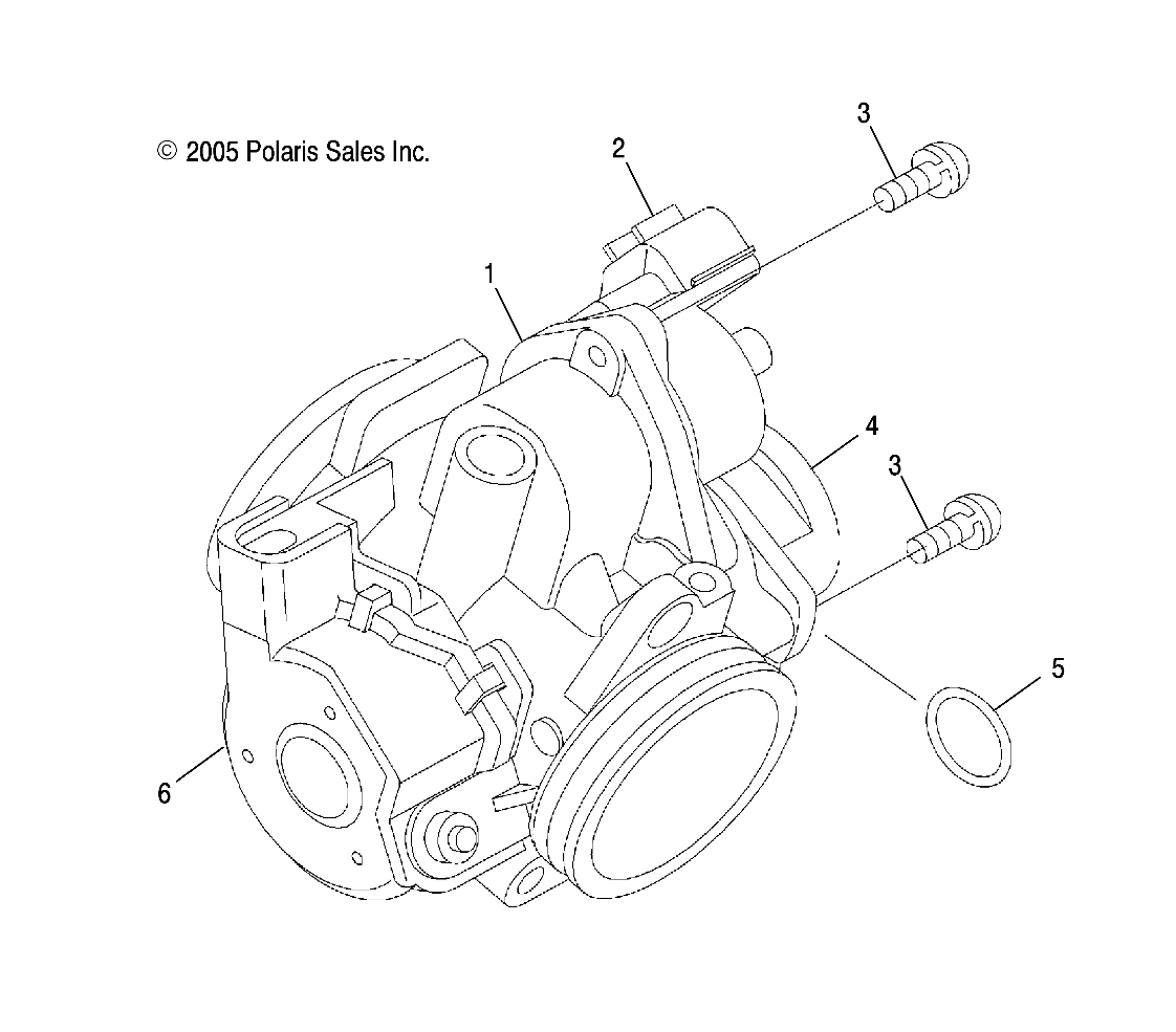 THROTTLE BODY (If built before 2/01/06) - A06MN50AU/AW (4999204069920406E01)