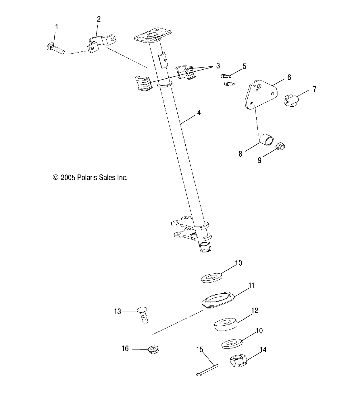 STEERING POST - A06MH50FC (4999205499920549C02)