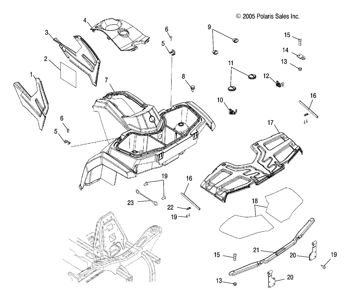 CAB, FRONT - A06LB27FA/LD27FB (4999206689920668A05)