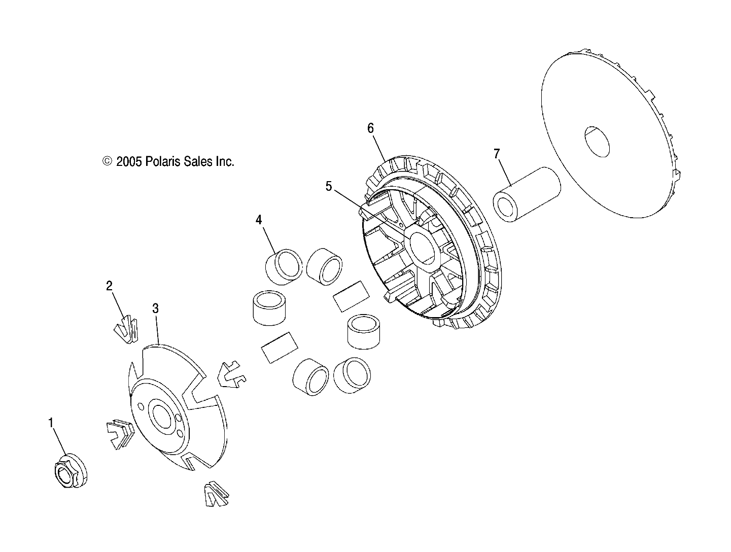 DRIVE CLUTCH - A06LB27FA/LD27FB (4999206689920668C04)