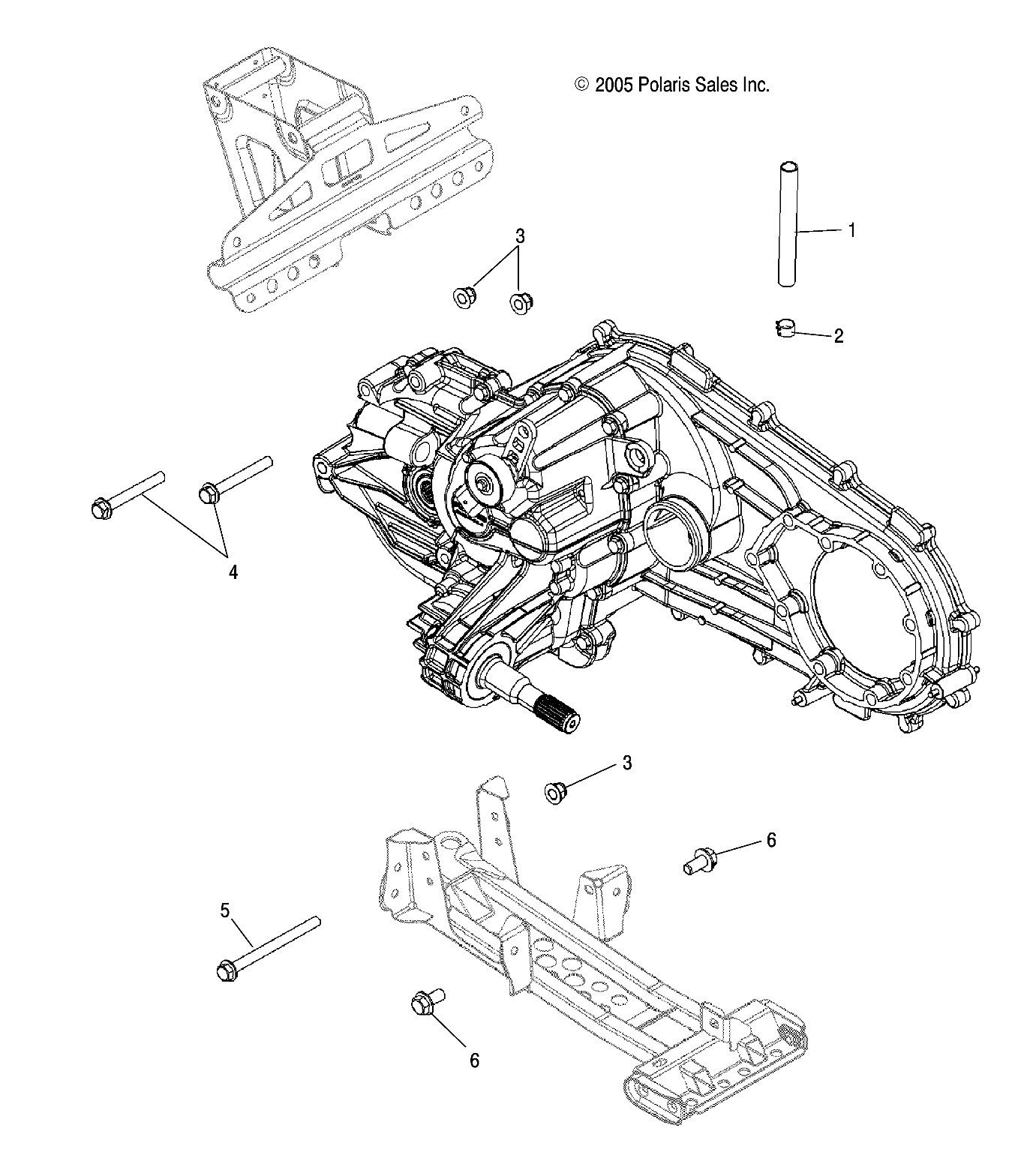 TRANSMISSION MOUNTING - A06LB27FA/LD27FB (4999206689920668C12)