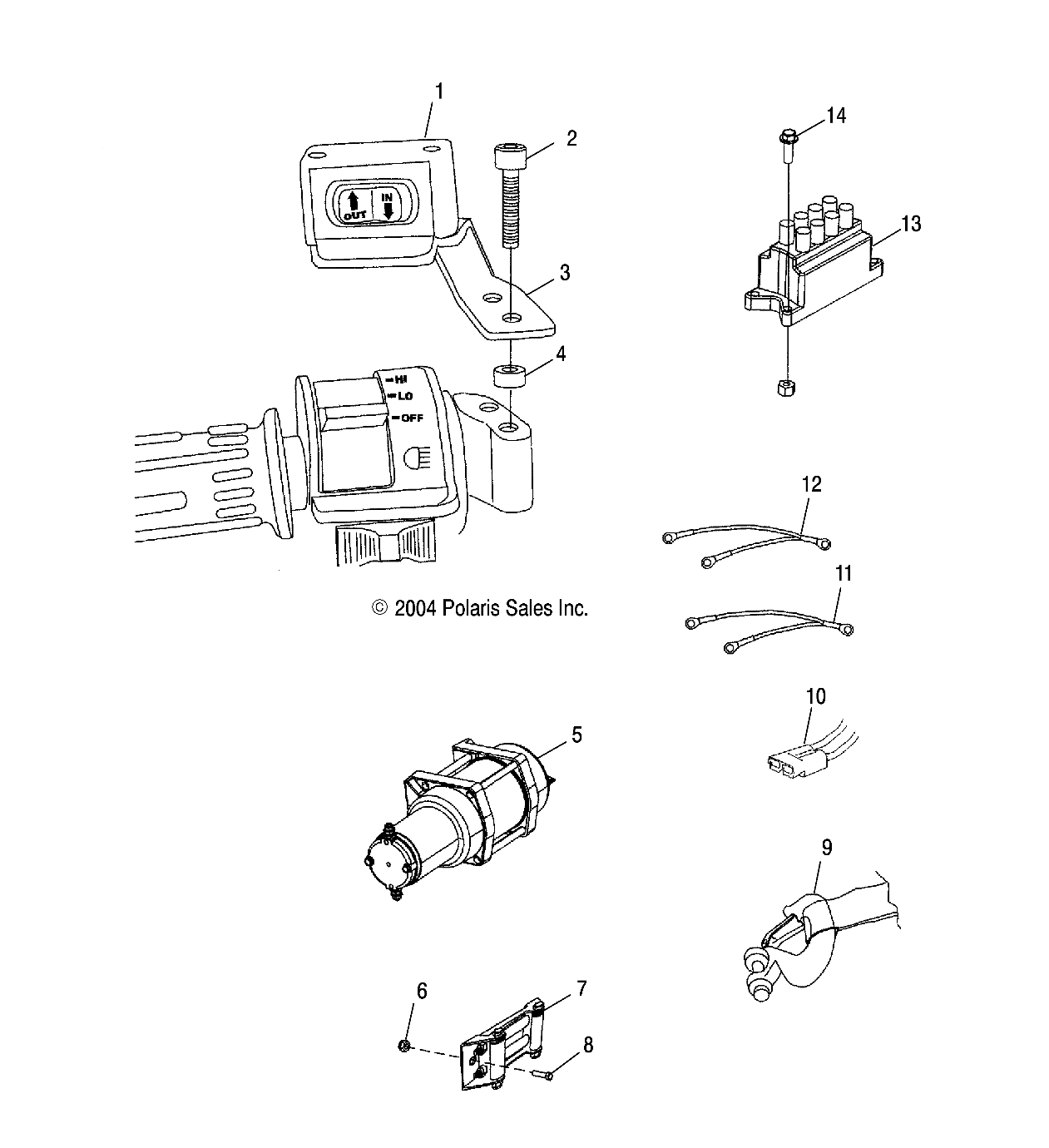 WINCH ASM. - A05MH68AP (4999609960A11)