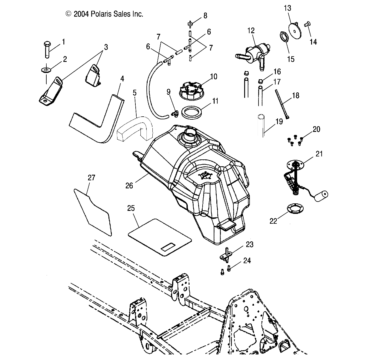 FUEL TANK - A05MH68AP (4999609960A12)