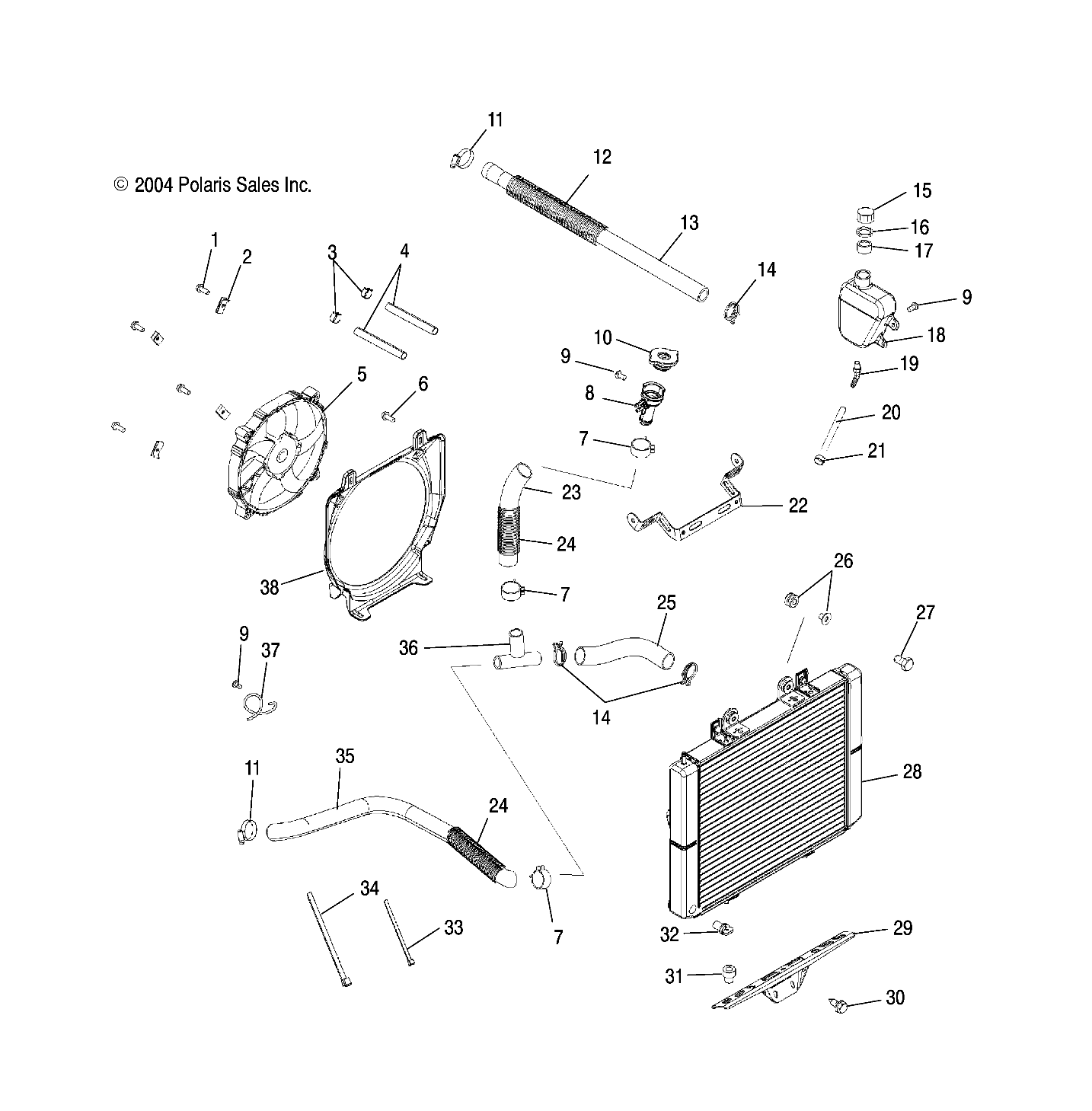 COOLING SYSTEM - A05MH68AP (4999609960B01)