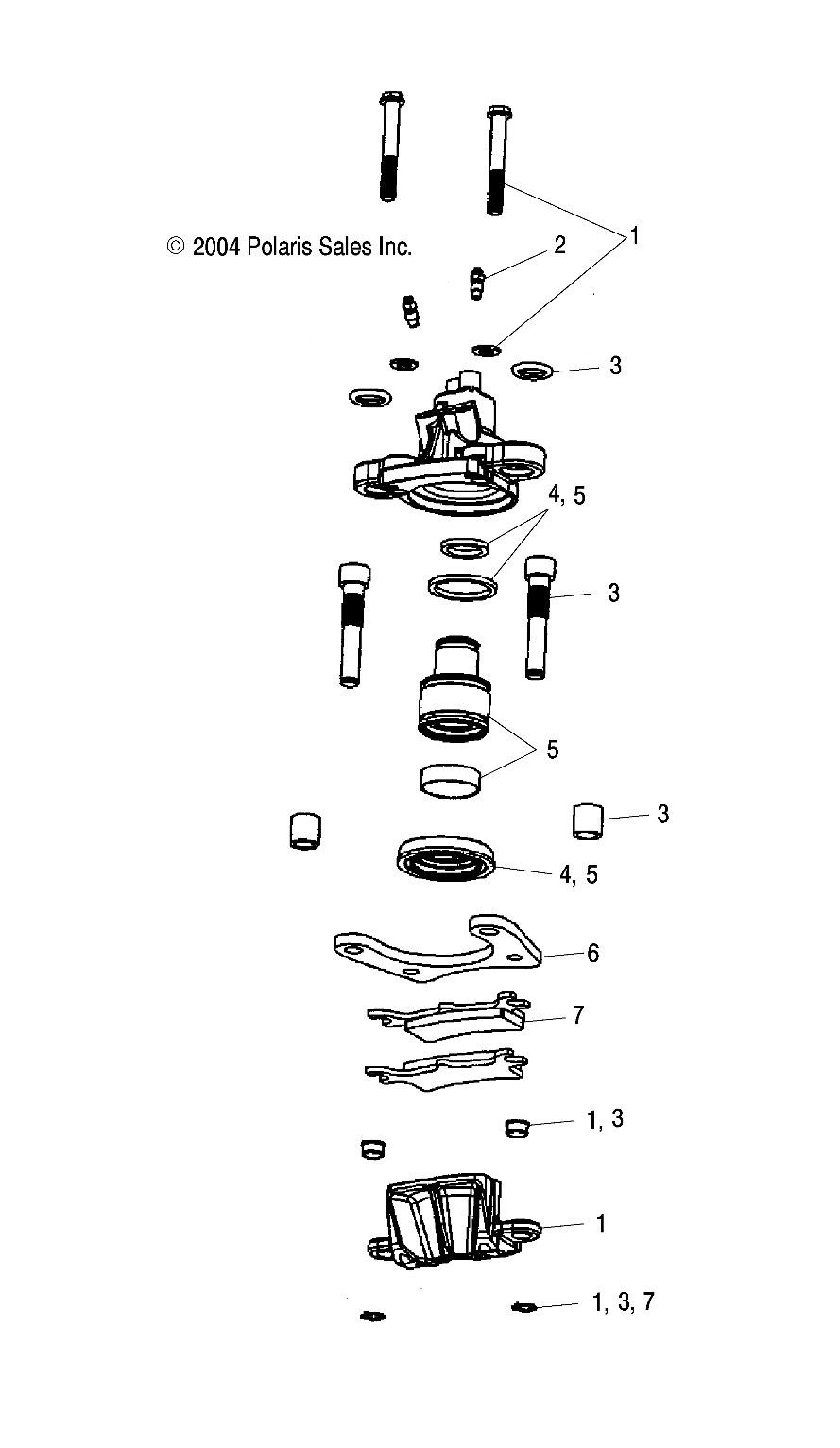 CALIPER, REAR - A05MH68AP (4999609960B08)