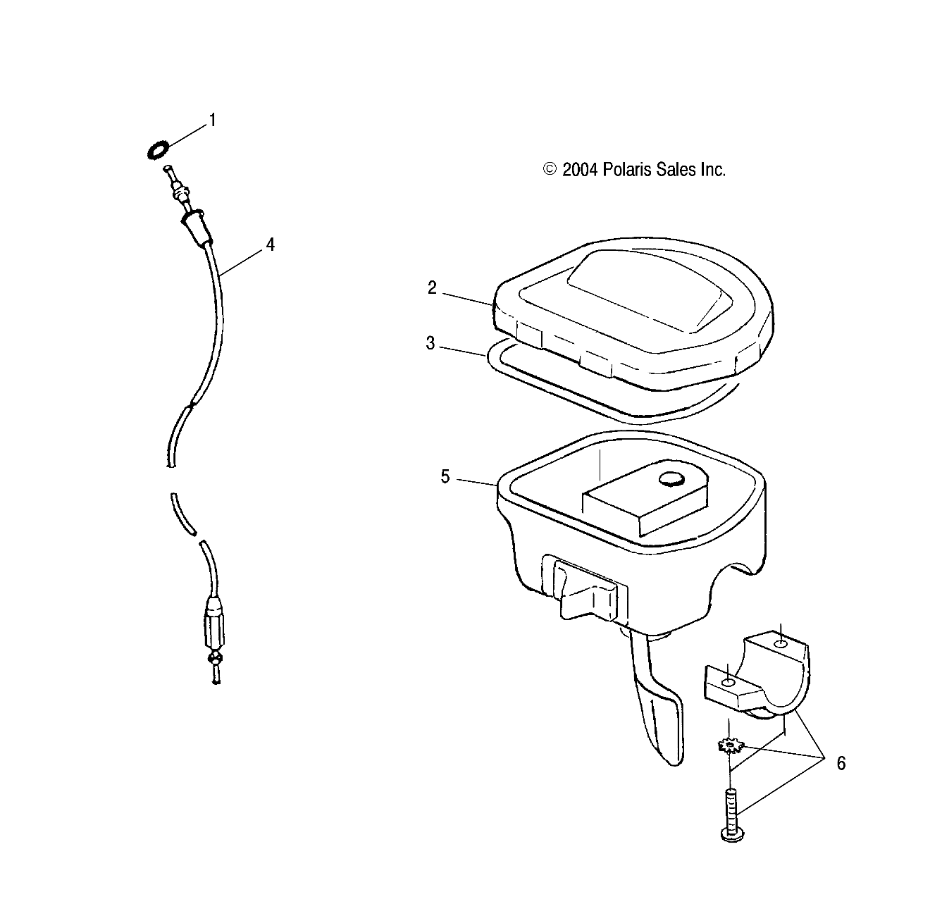 CONTROLS - THROTTLE ASM./CABLE - A05MH68AP (4999609960B11)