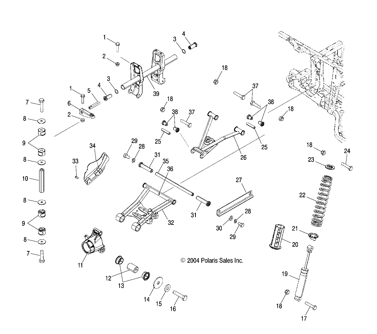 SUSPENSION, REAR - A05MH68AP (4999609960C13)