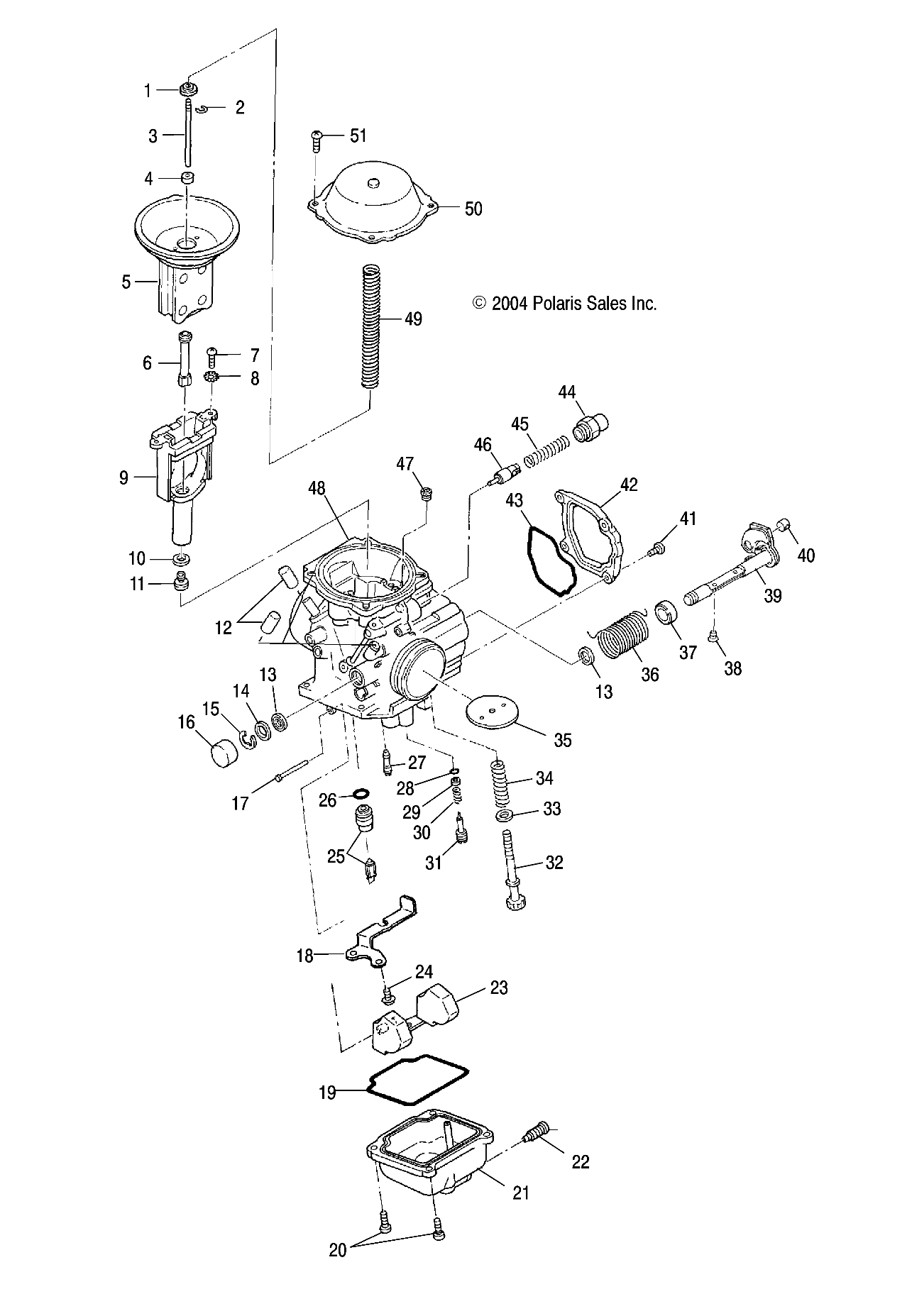 CARBURETOR - A05MH68AP (4999609960D11)