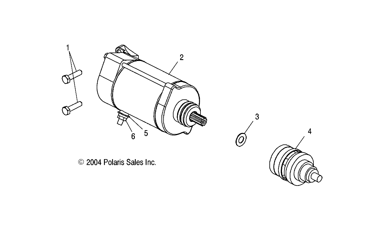 STARTING MOTOR - A05MH68AP (4999609960E05)