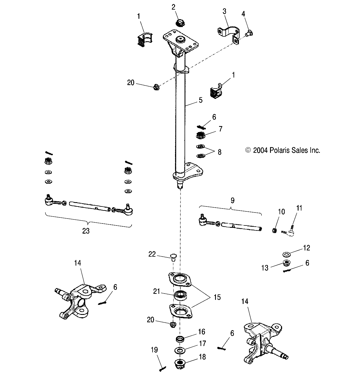 STEERING - A05PB20EA/EB/EC/ED (4999659965C02)