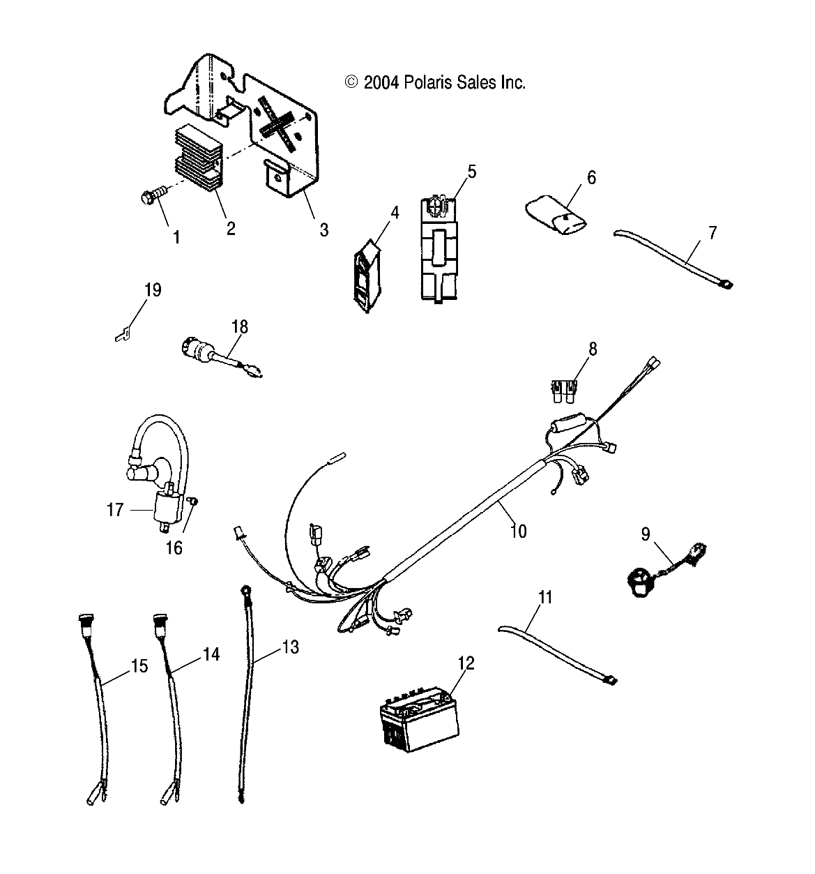 ELECTRICAL PARTS - A05PB20AA/AB/AC/AD (4999659965C04)