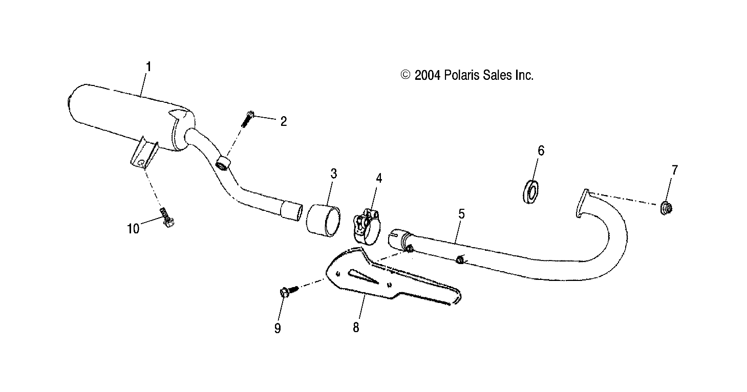 EXHAUST - A05PB20EA/EB/EC/ED (4999709970B04)