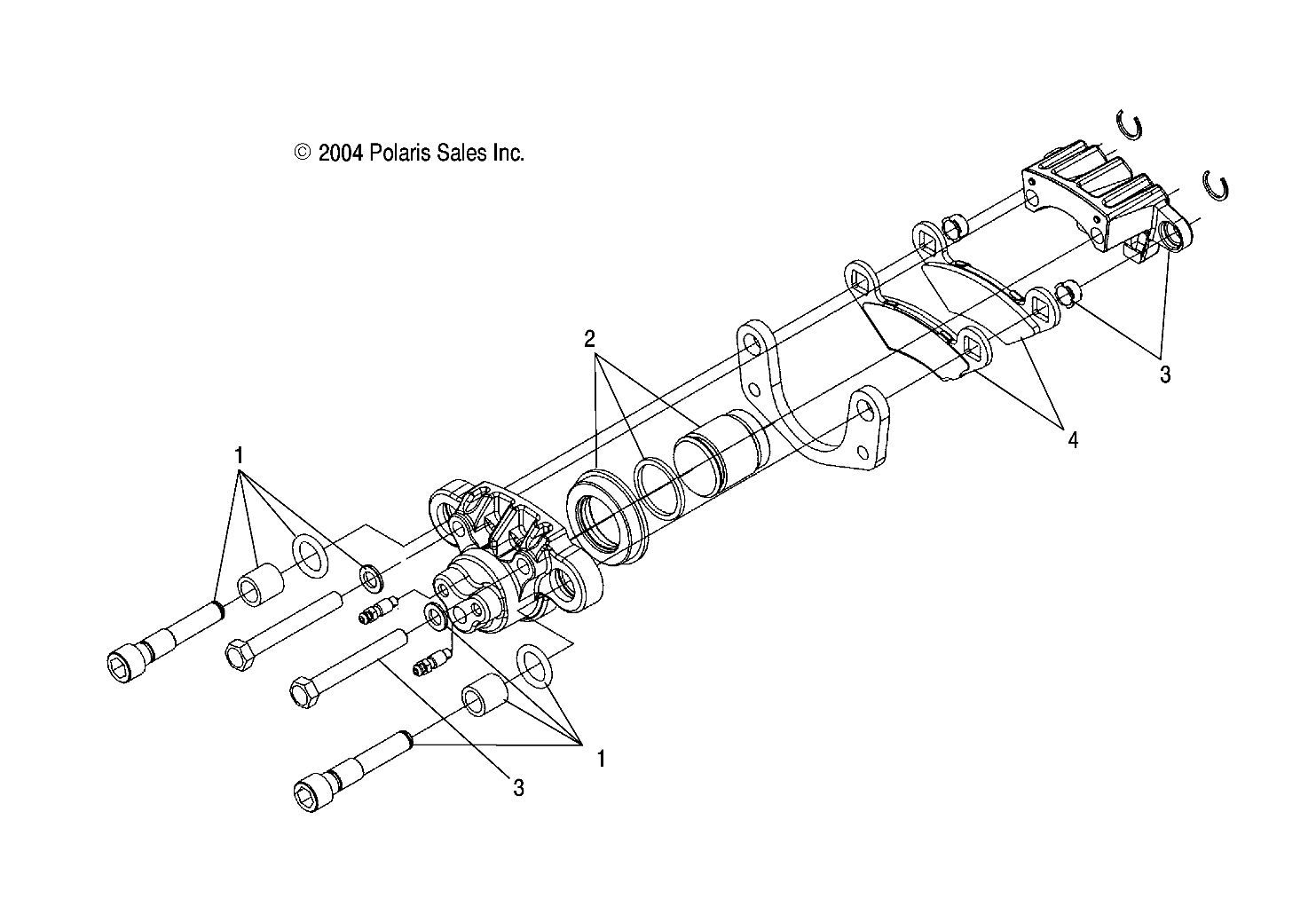 CALIPERS, FRONT - A05PB20EA/EB/EC/ED (4999709970C02)