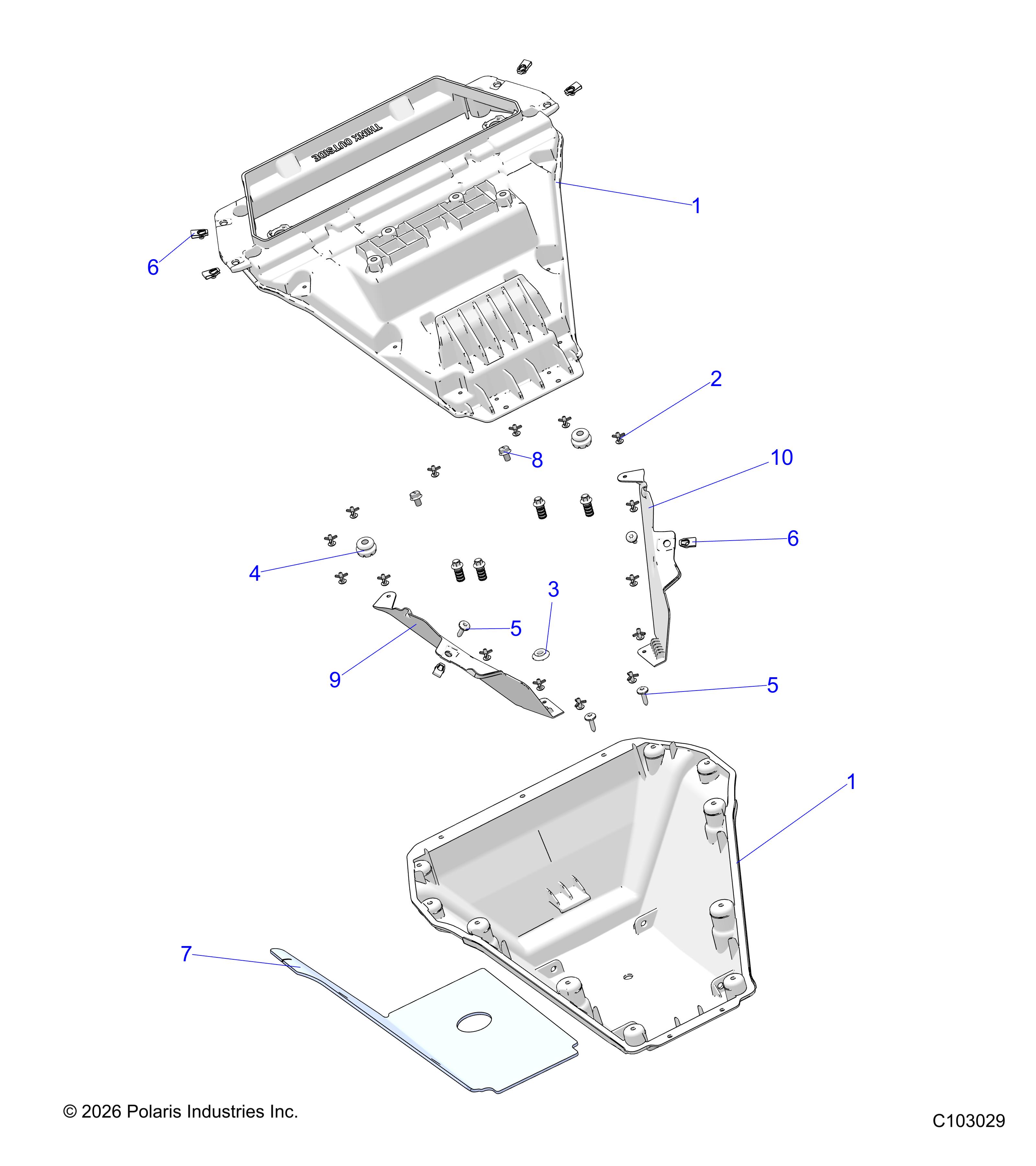 BODY, REAR BOX, STORAGE - A26SDZ57AB (C103029)