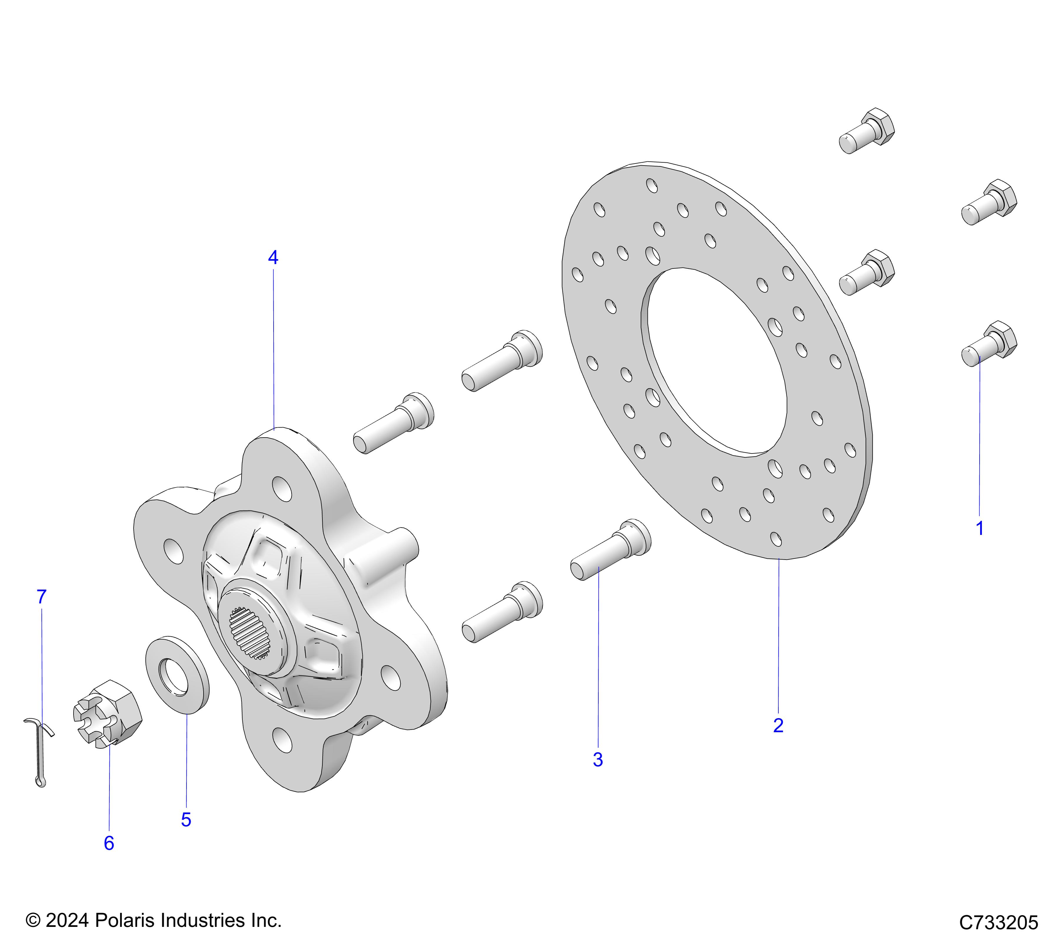 SUSPENSION, REAR HUB - R21TAA99A1/A7/B1/B7 (C733205)