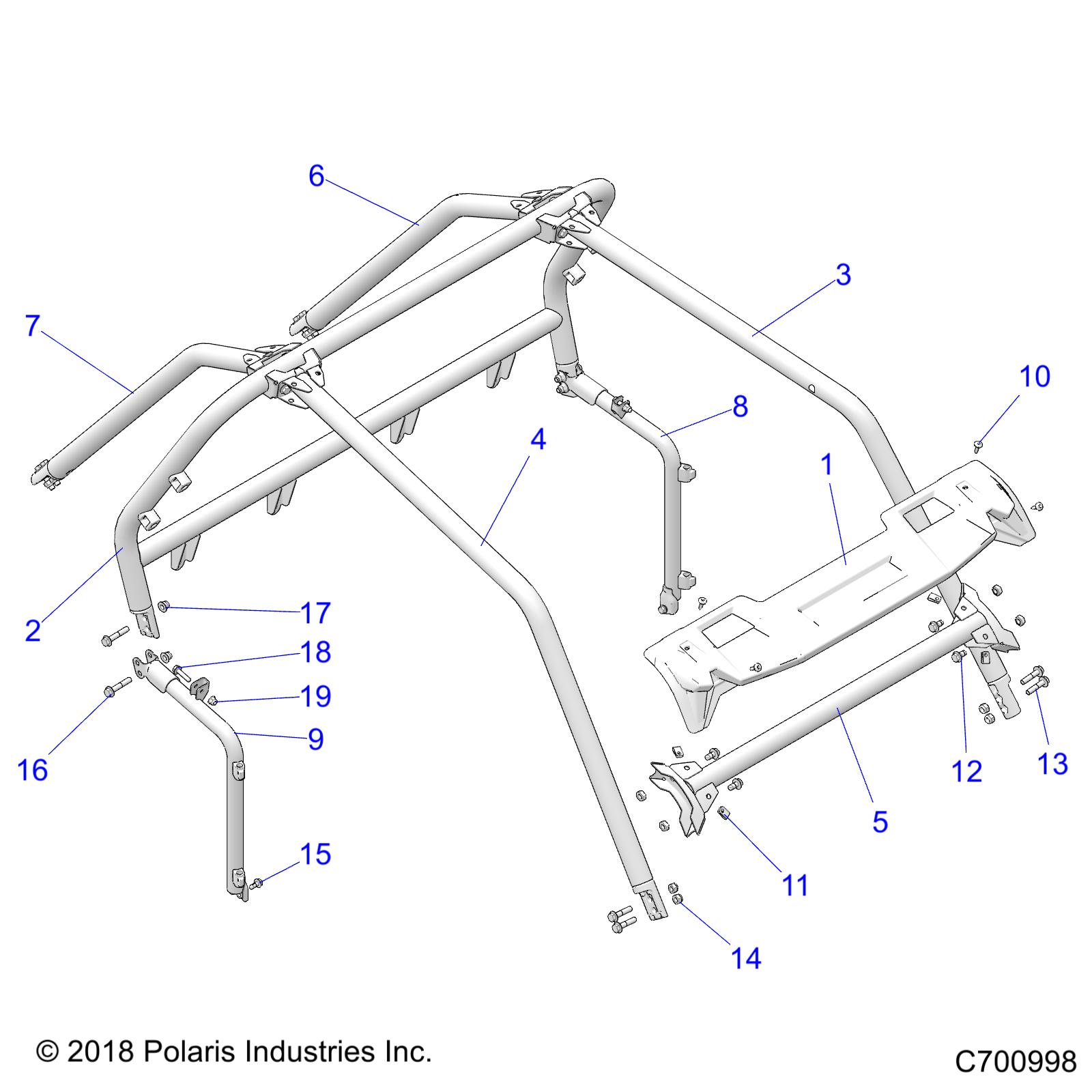 CHASSIS, CAB FRAME - Z22NAE99AJ/AN/BJ/BN (C700998)