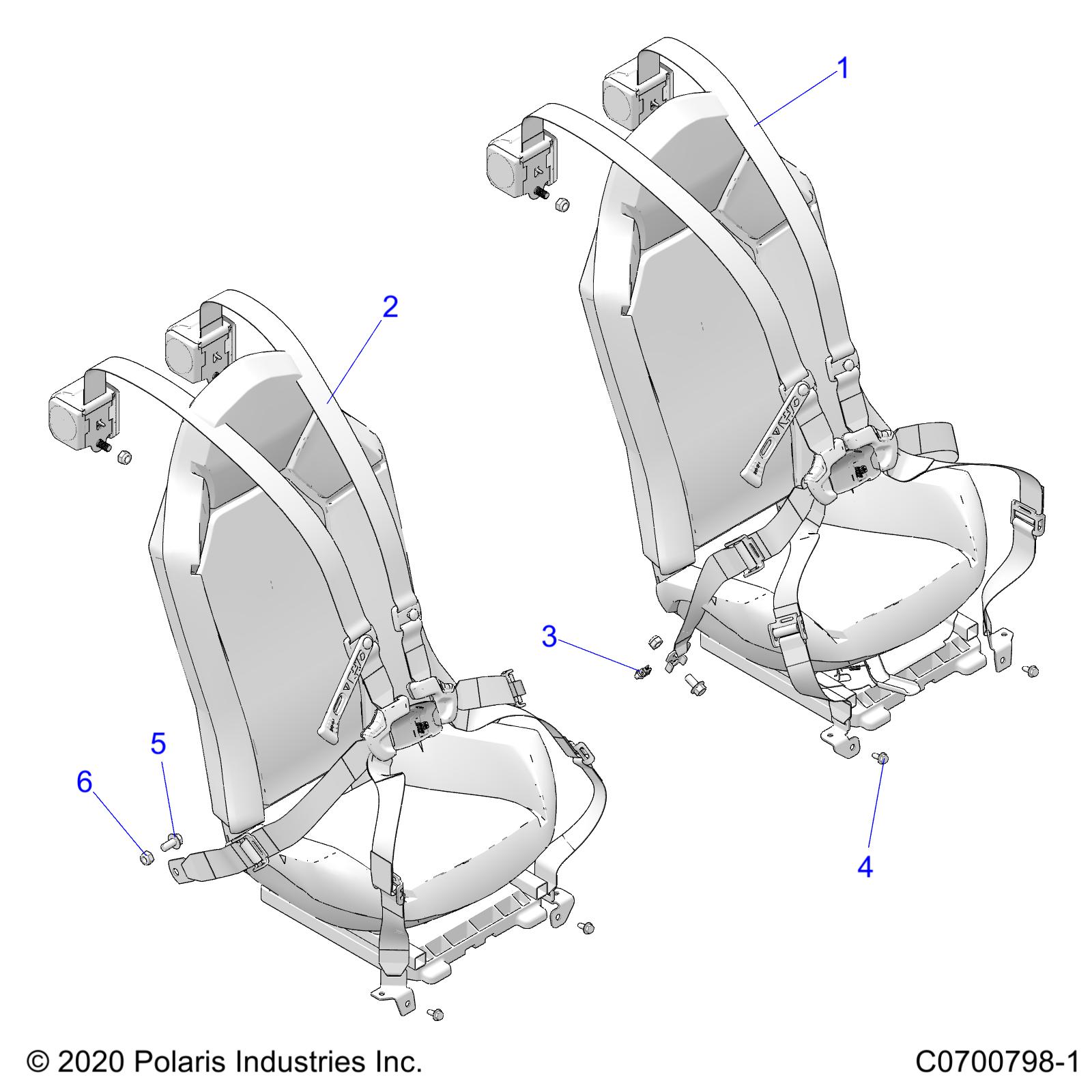 BODY, SEAT BELT MOUNTING - Z22NAR99AF/BF (C0700798-1)