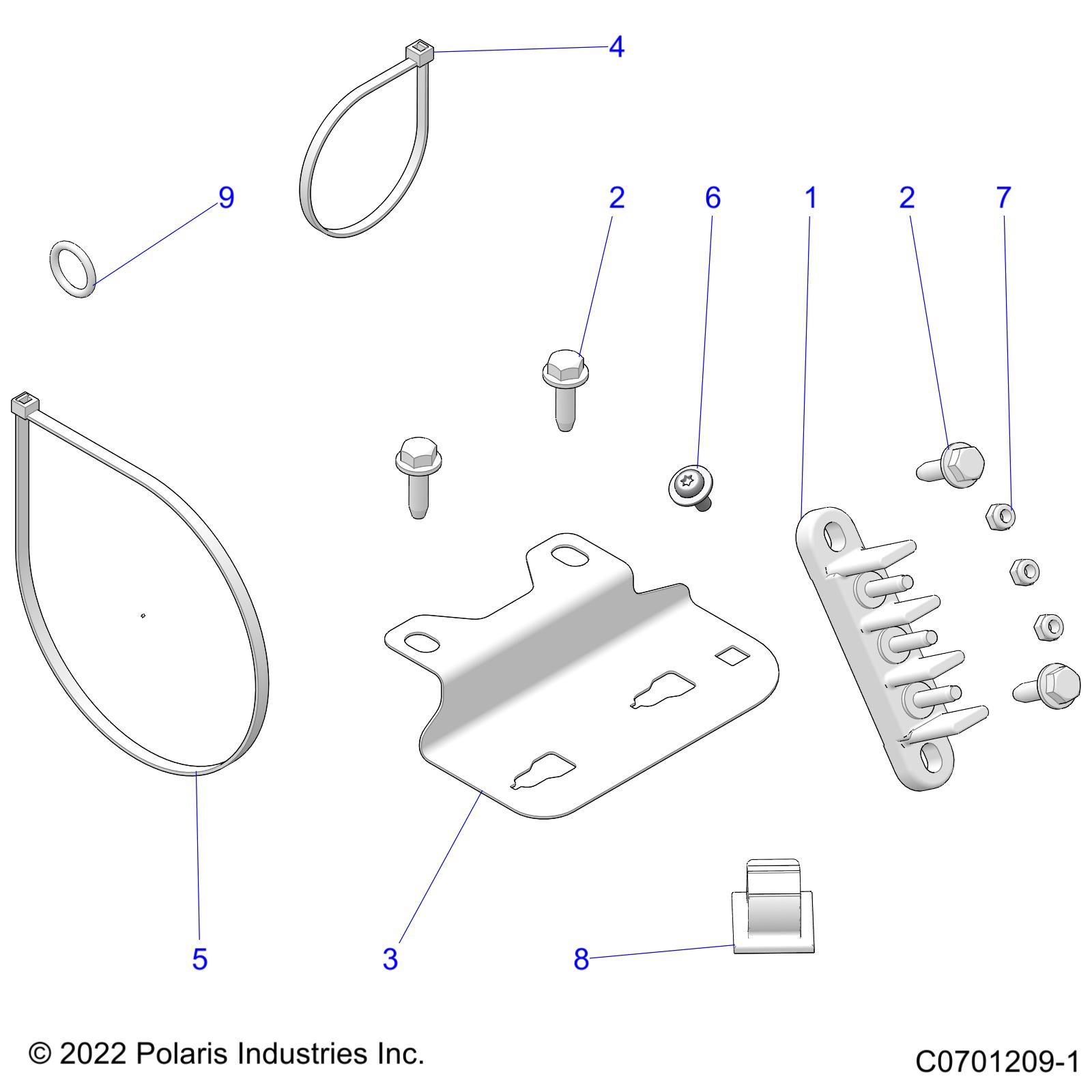 ELECTRICAL, WIRE HARNESS, COMPONENTS - R22MAAE4F4/F9 (C0701209-1)