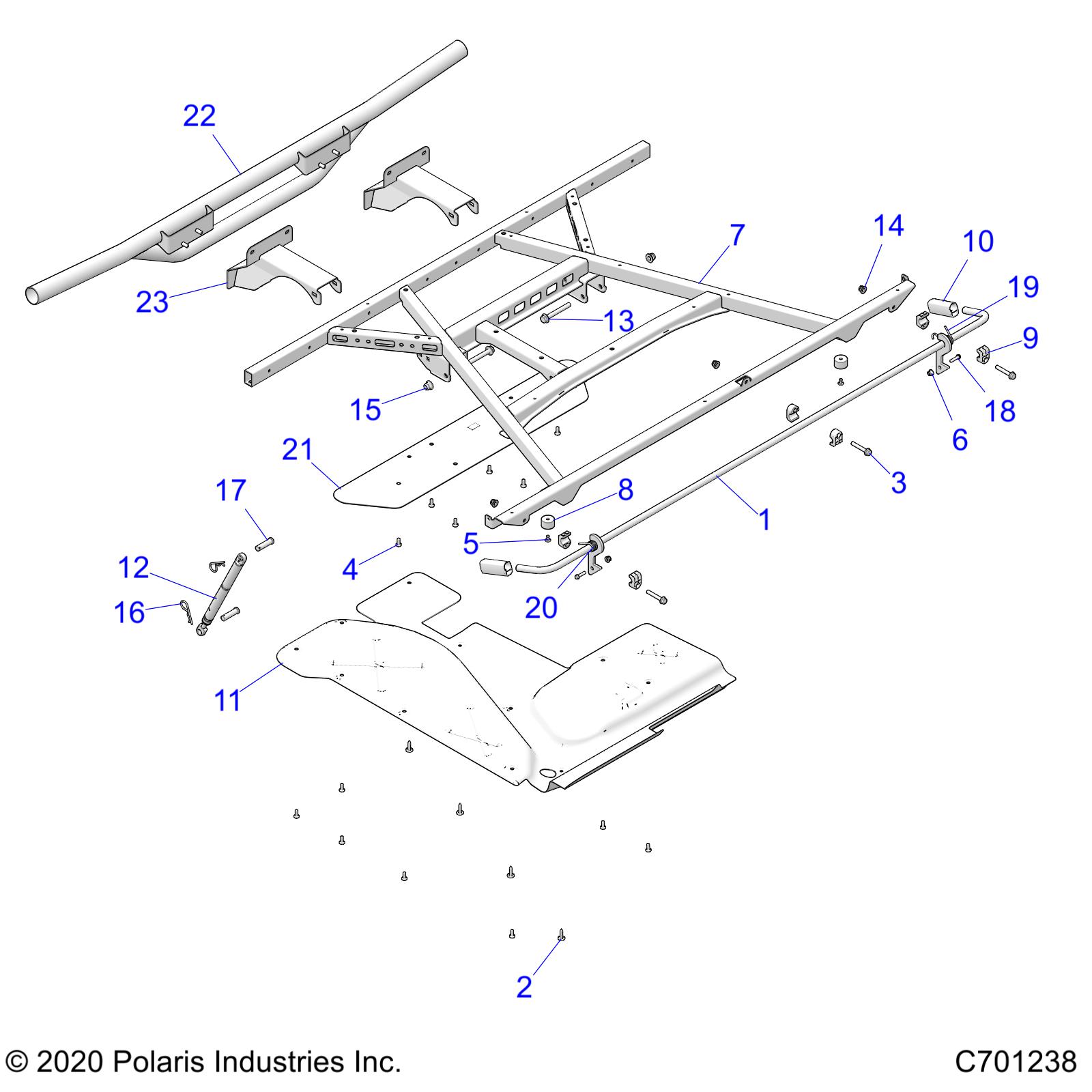 BODY, BOX, MOUNTING - R21RRB99AZ/BZ (C701238)