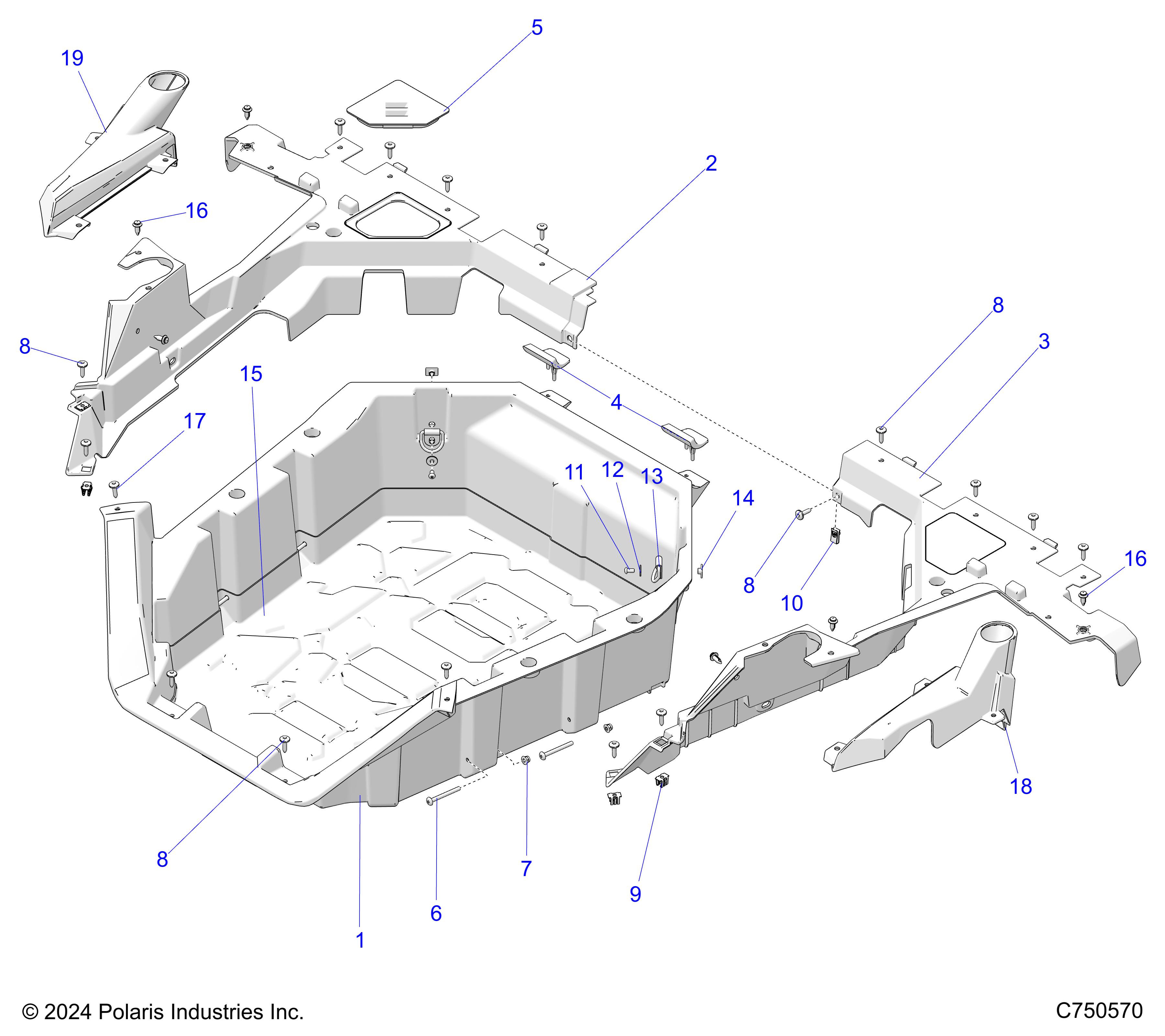 BODY, CARGO BOX - Z25RPE2KA4/B4 (C750570)