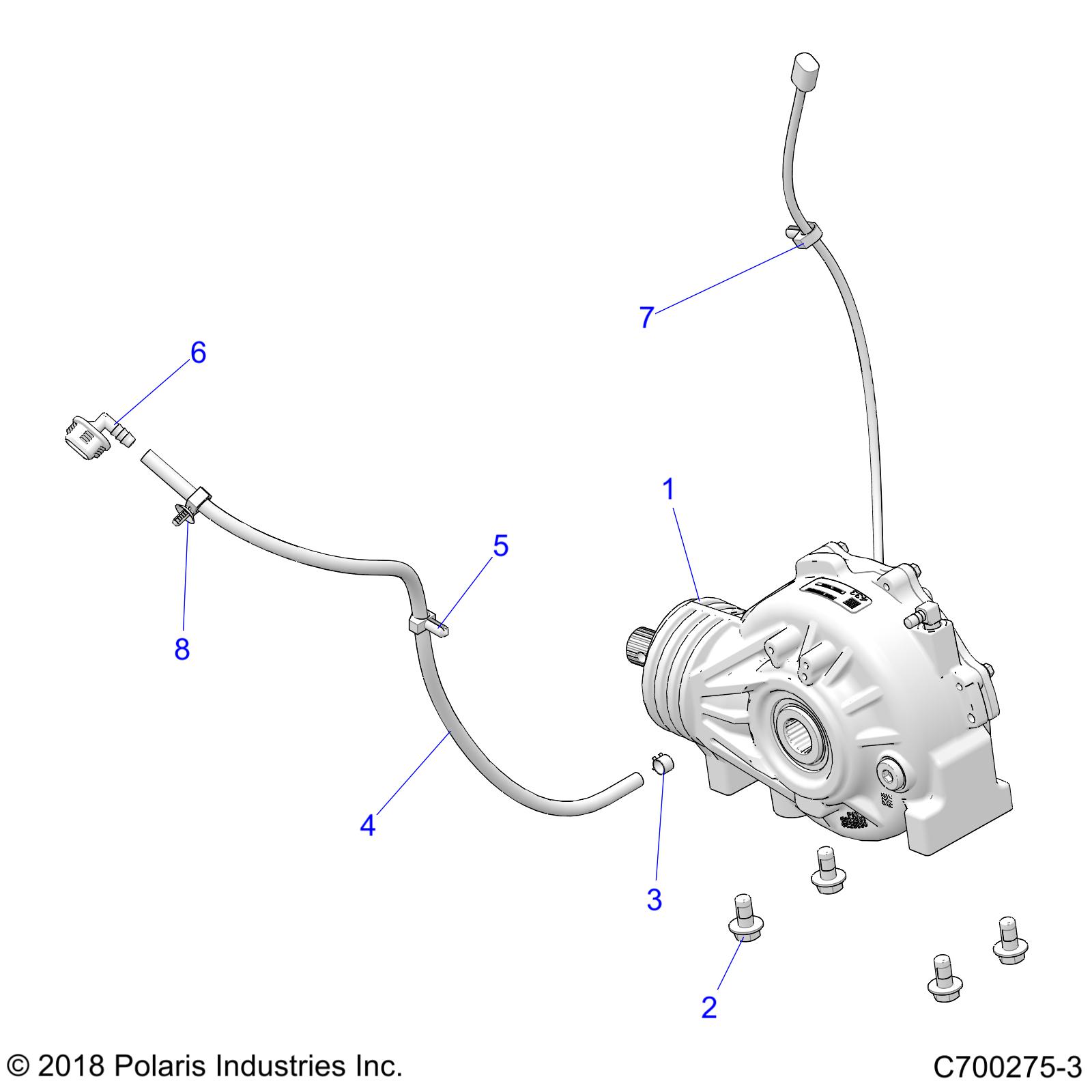 DRIVE TRAIN, FRONT GEARCASE MOUNTING - Z21N4E99NG (C700275-3)