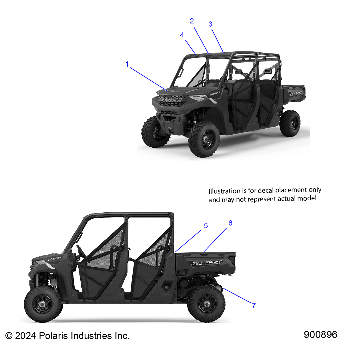 BODY, DECAL, GENERAL - R25T6A99A1/B1 (900896)