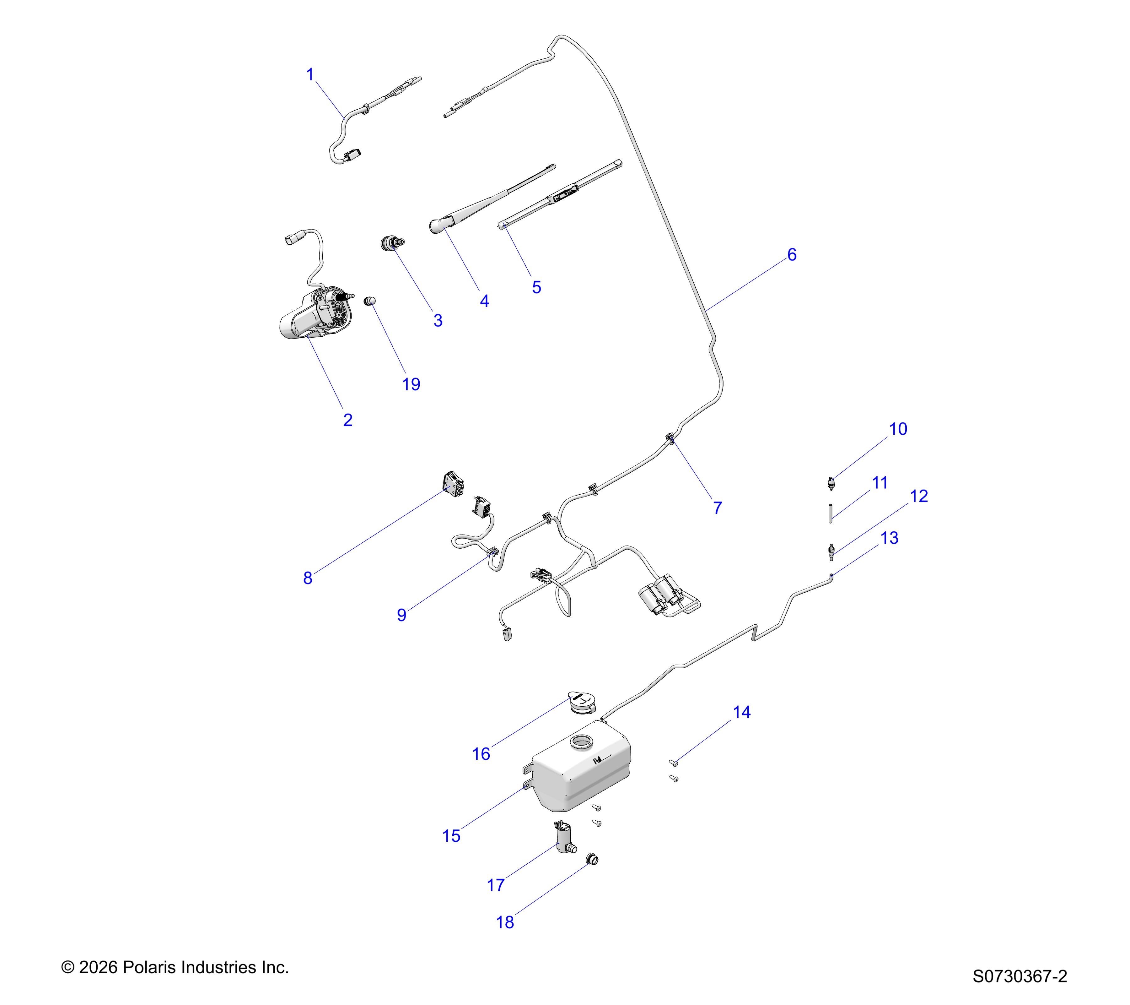 BODY, WATER BOTTLE PUMP ASSEMBLY & WIPER KIT