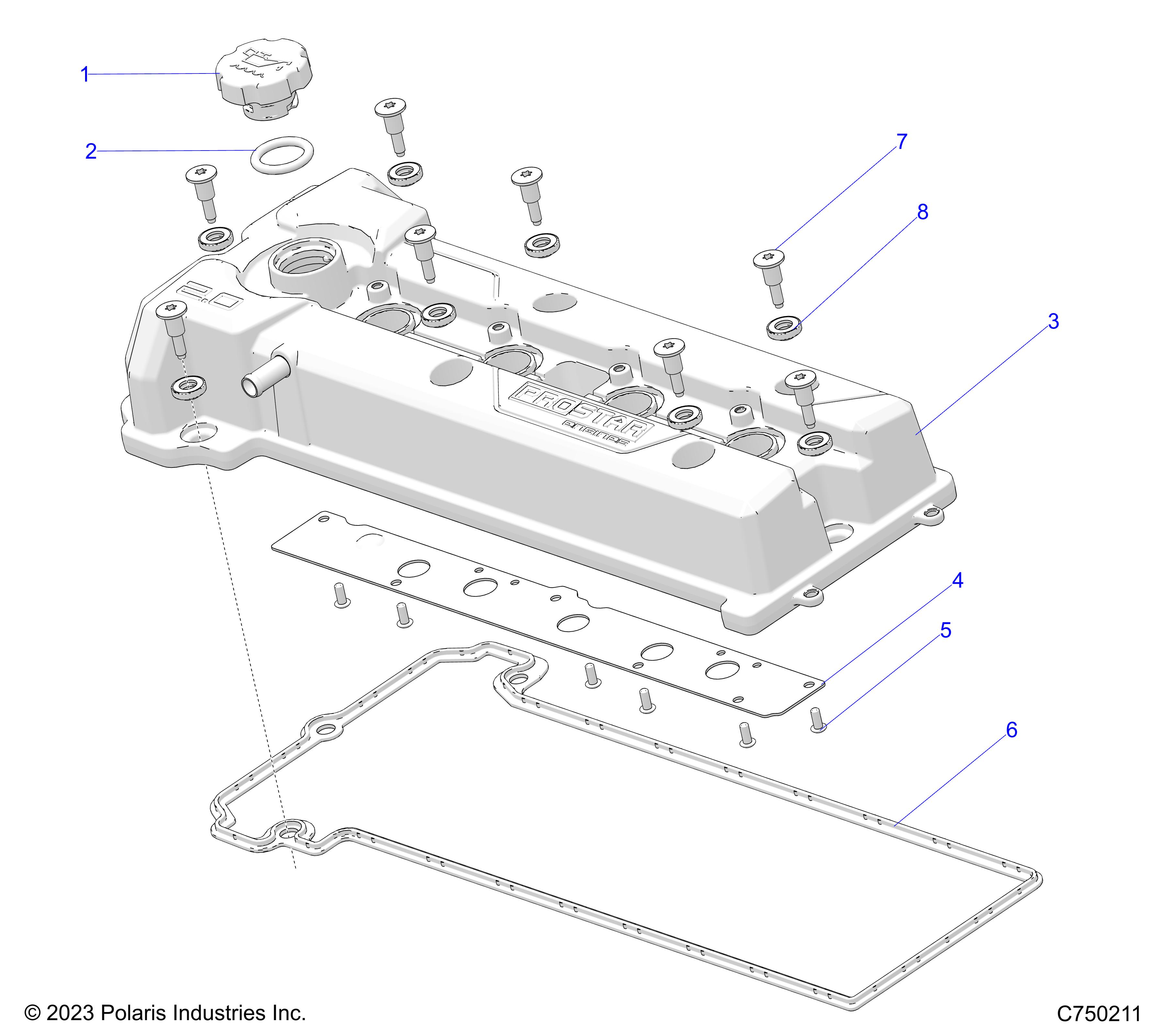 ENGINE, VALVE COVER - Z25RPP2KBL (C750211)